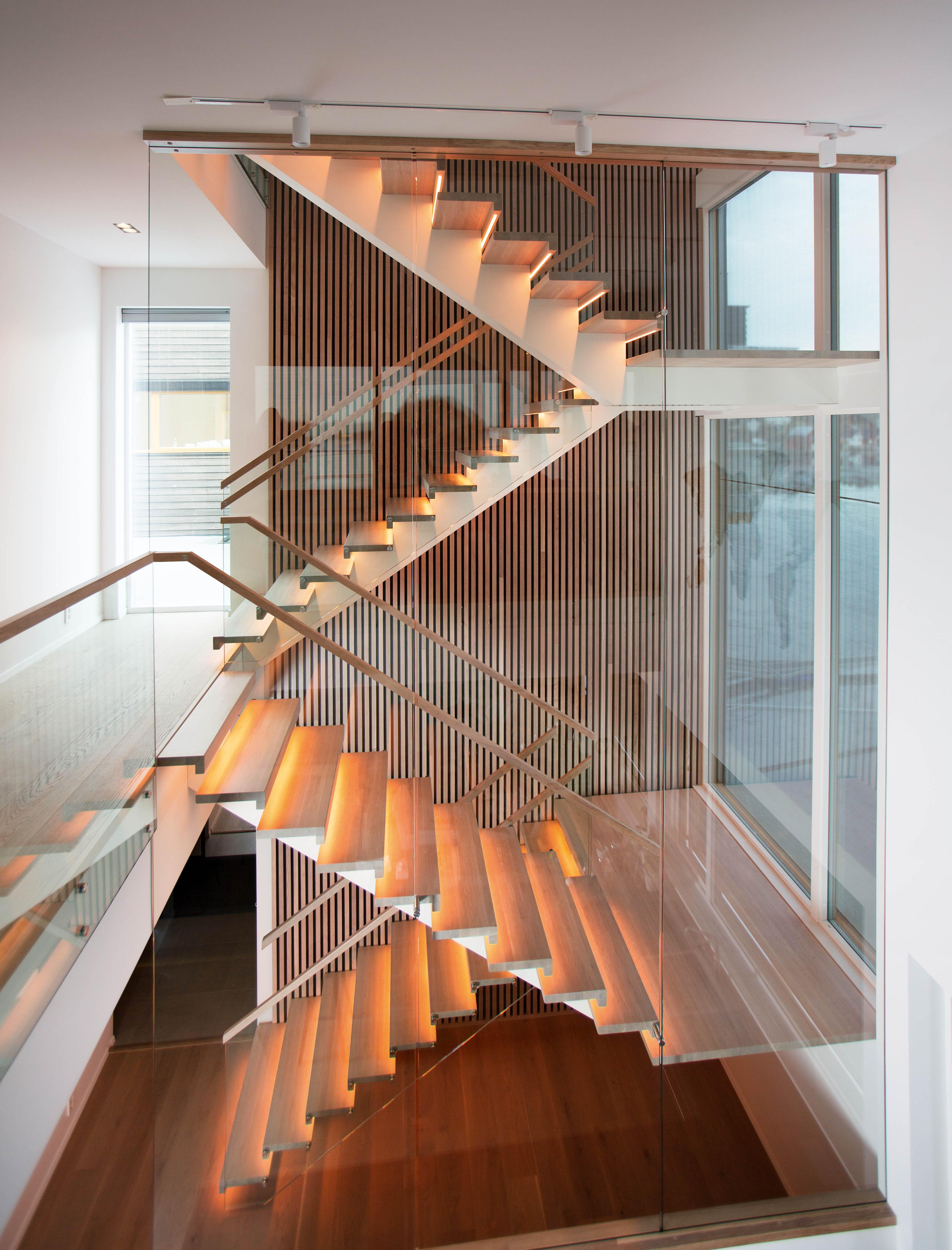 Åpen trapp fra Trapperingen