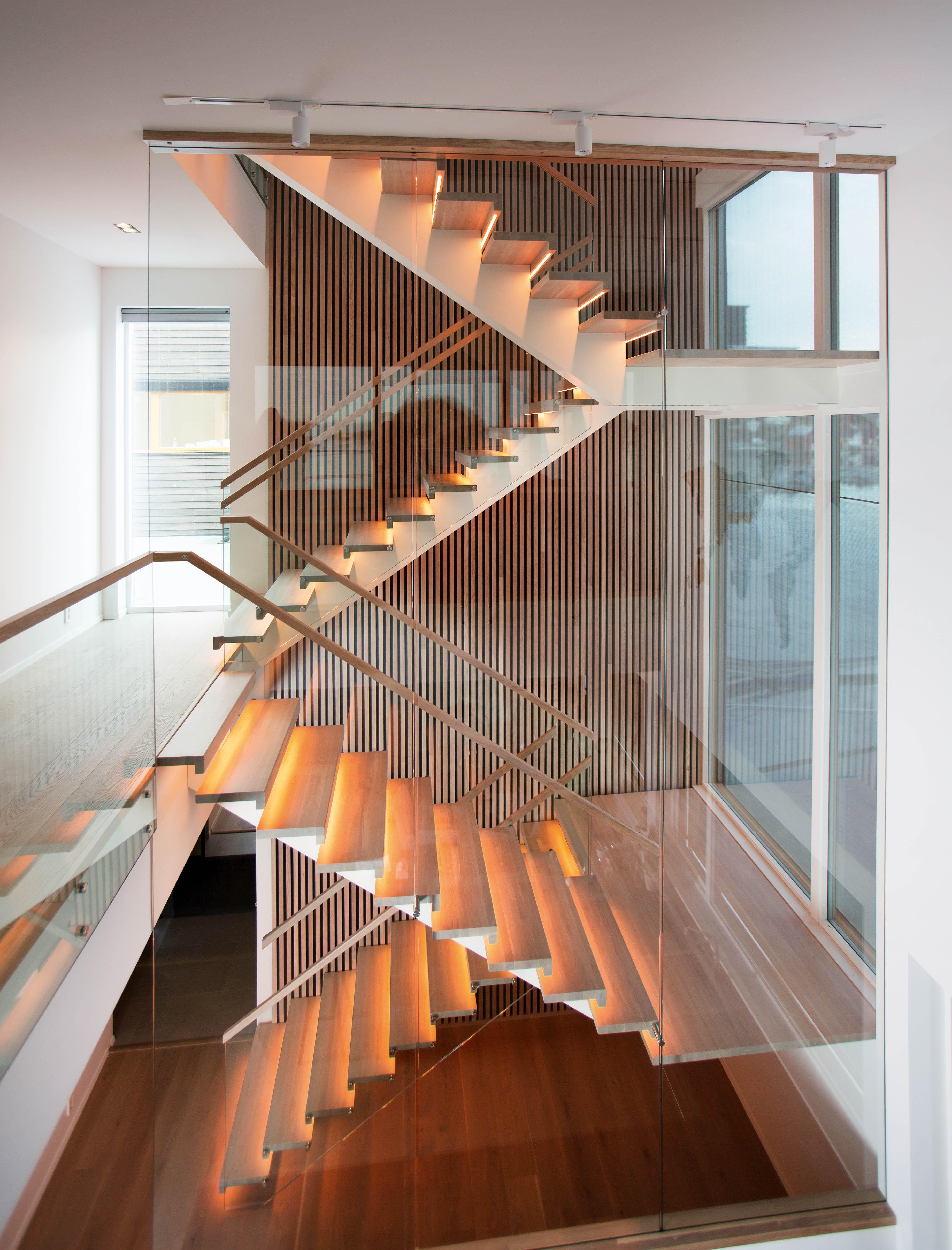 Åpen trapp fra Trapperingen