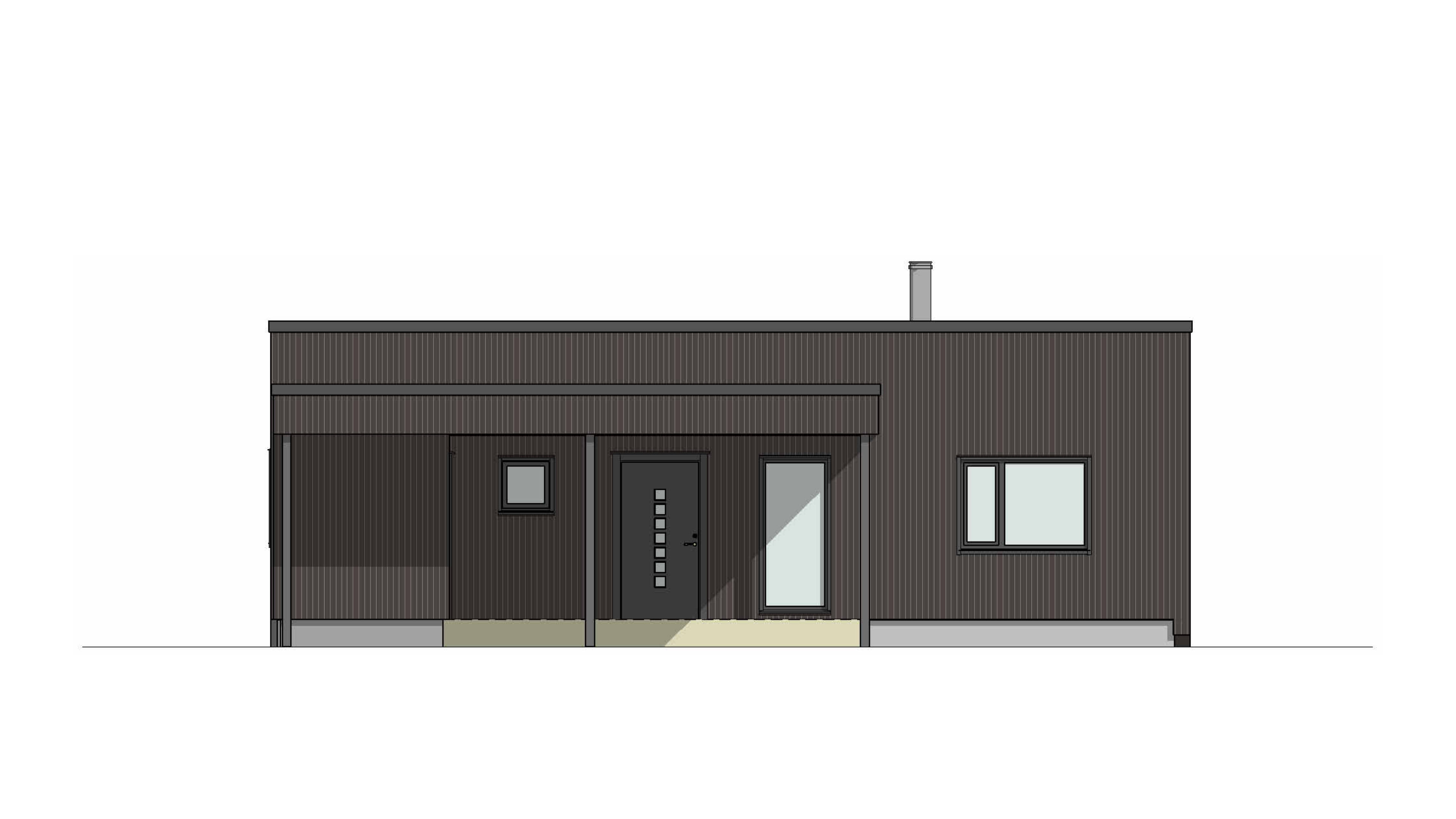 Ålesund – inngang øvre plan – fasadetegning 3