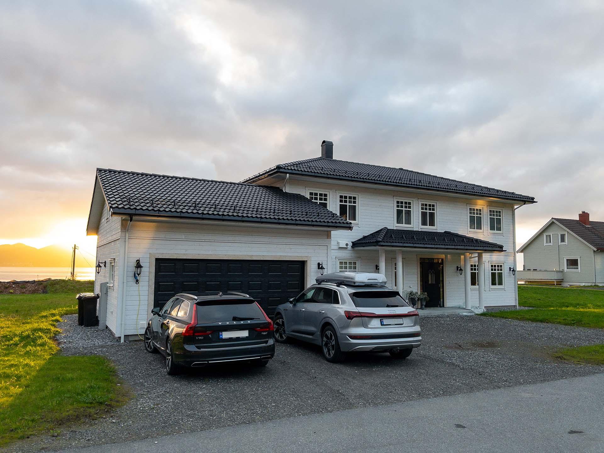 Herskapelig hus med garasje