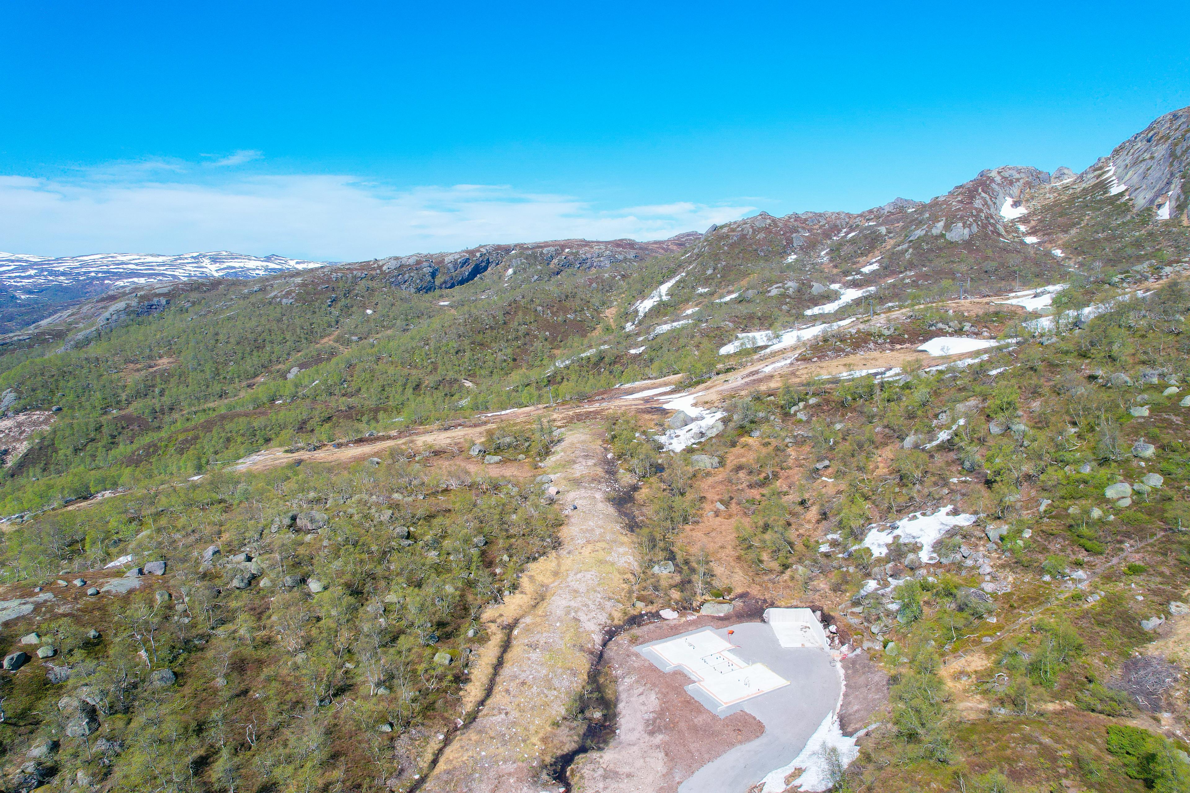 Fjellhytte på endetomt 100m fra Fidjeland skitrekk