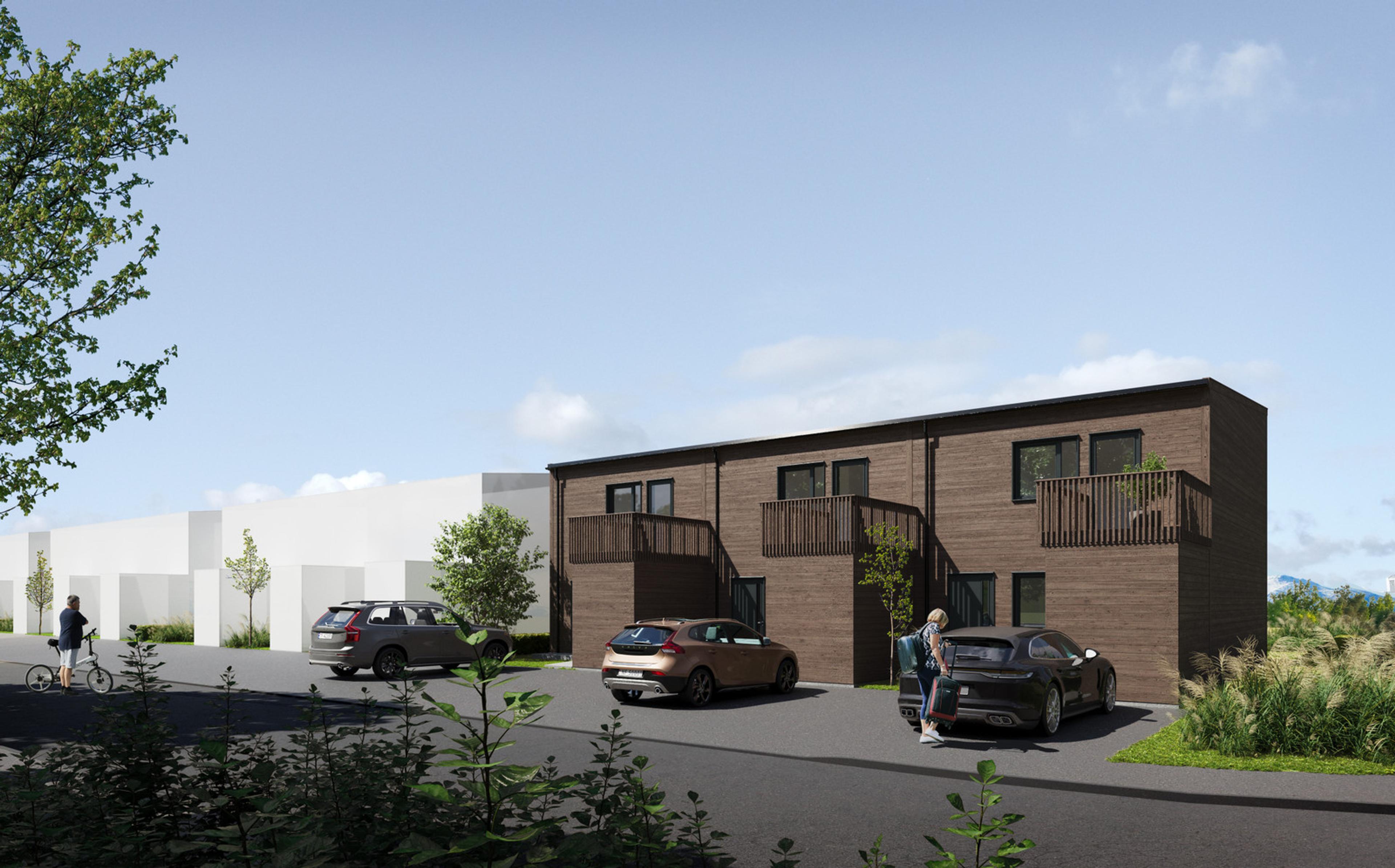 Tverlandet - Nye moderne rekkehus i nyetablert boligfelt nå for salg ...