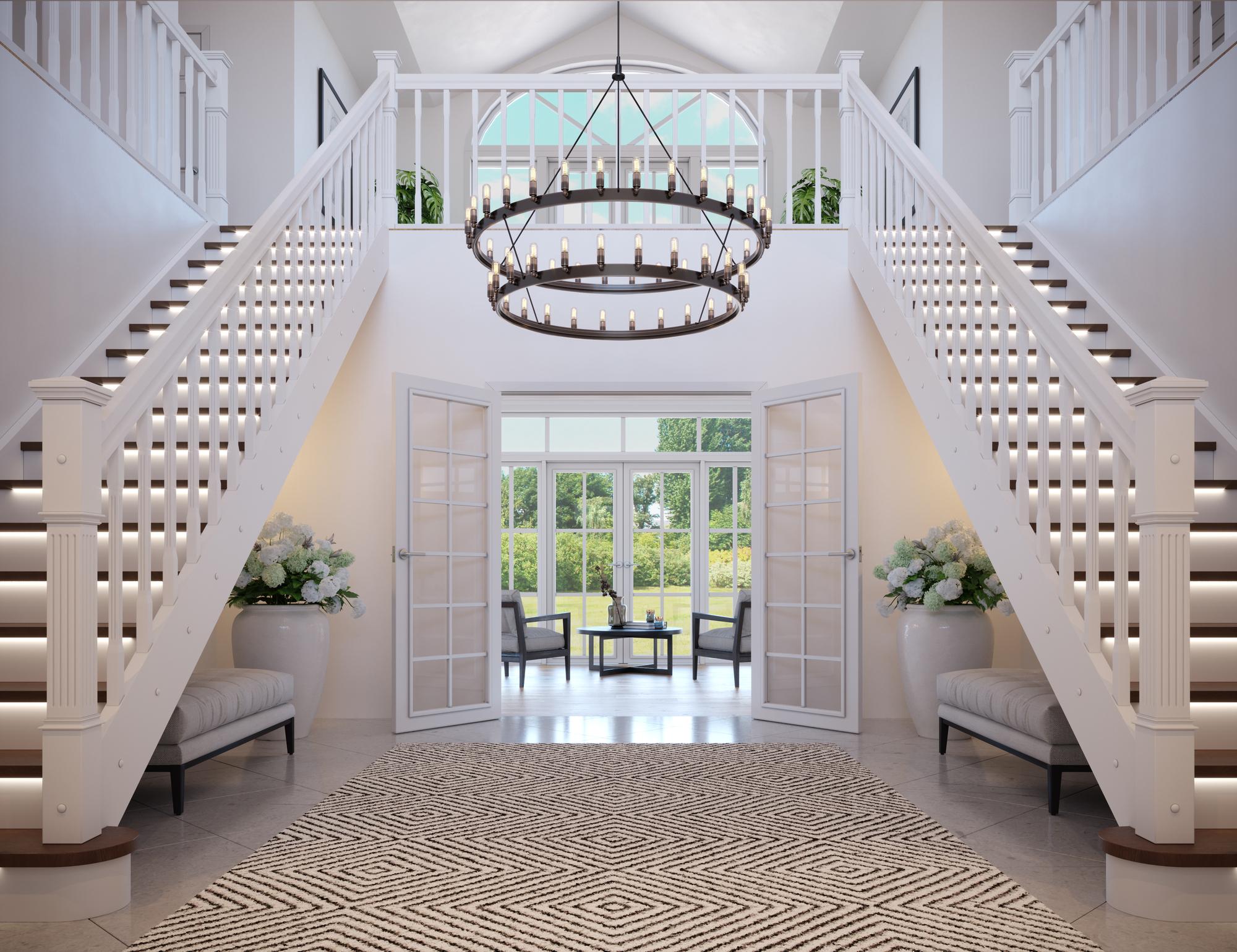 Hallen i herskapelig bolig Nesøya