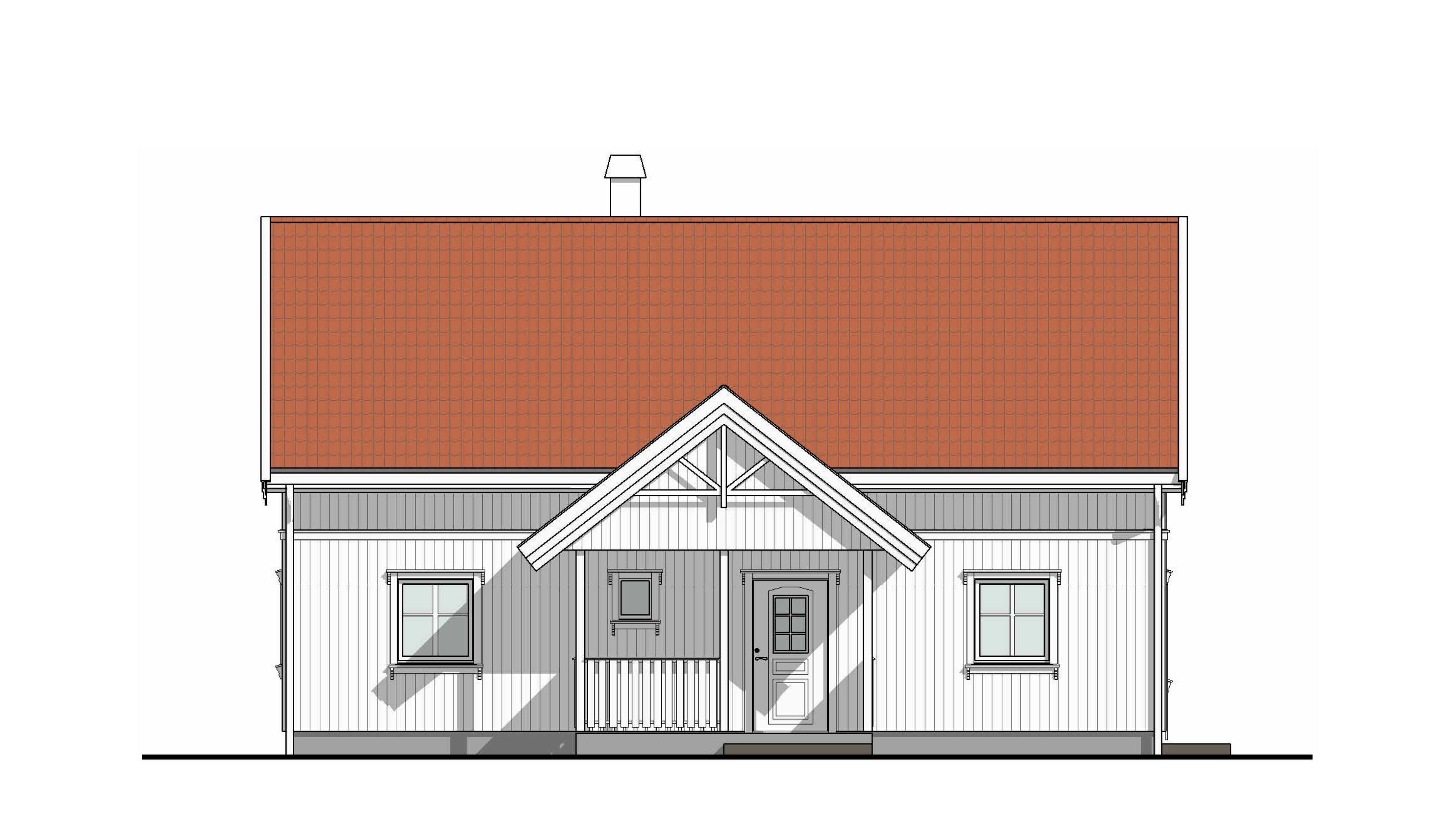 Norddal – fasadetegning 3