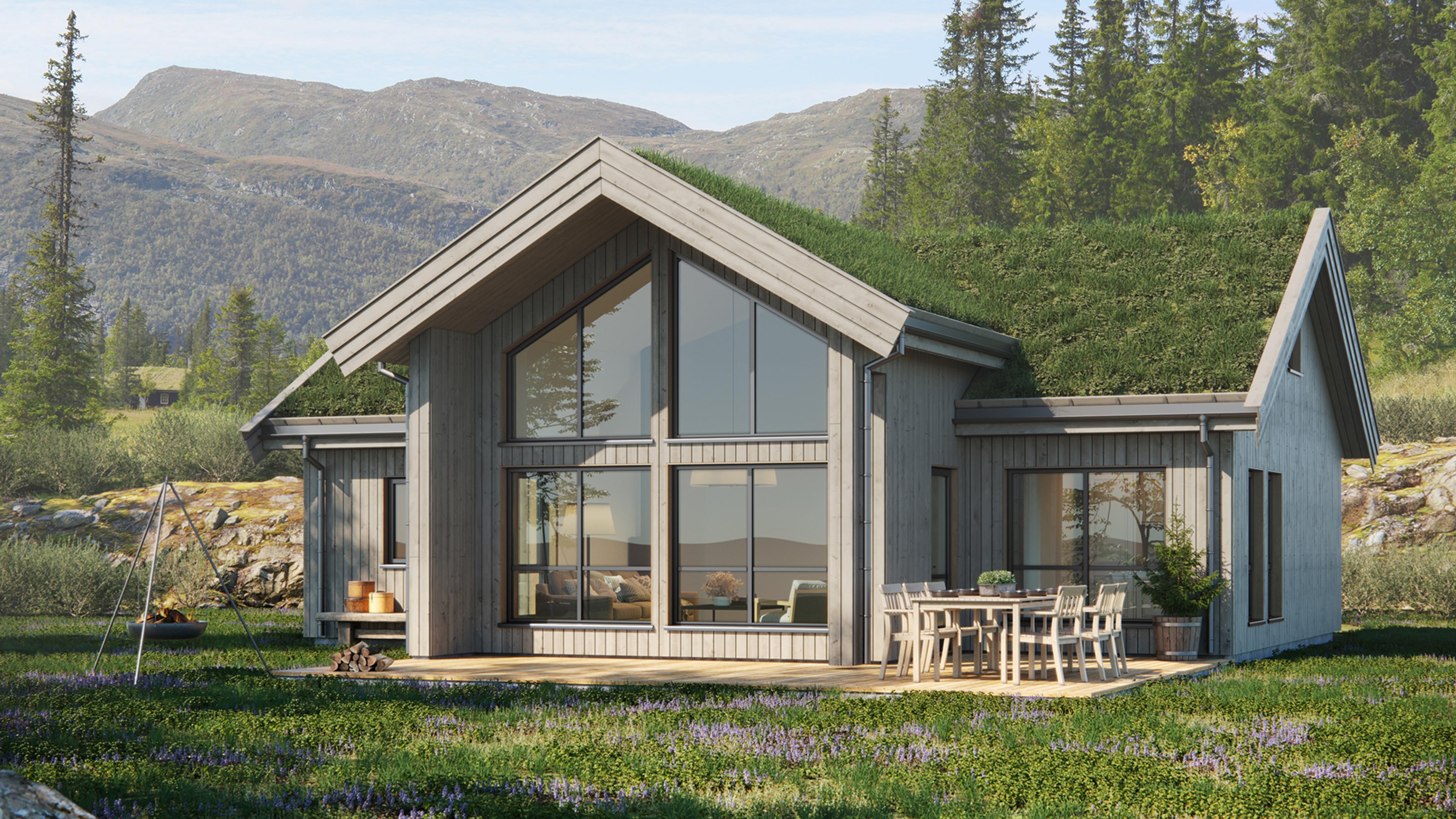 Hytte Istjern 87 Moderne Høy fra Blink Hytta Sigdal