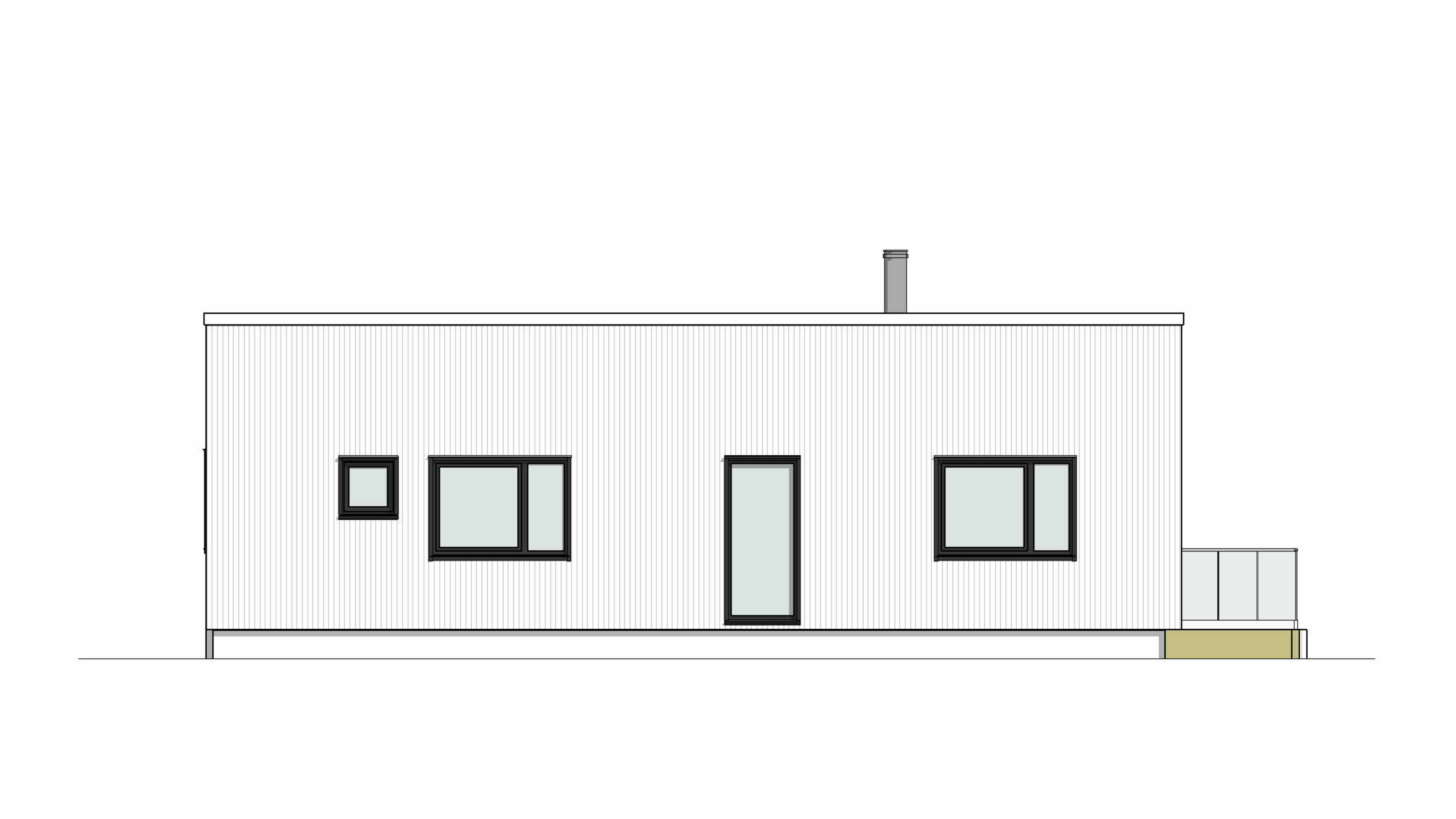 Ålesund – inngang nedre plan – fasadetegning 3