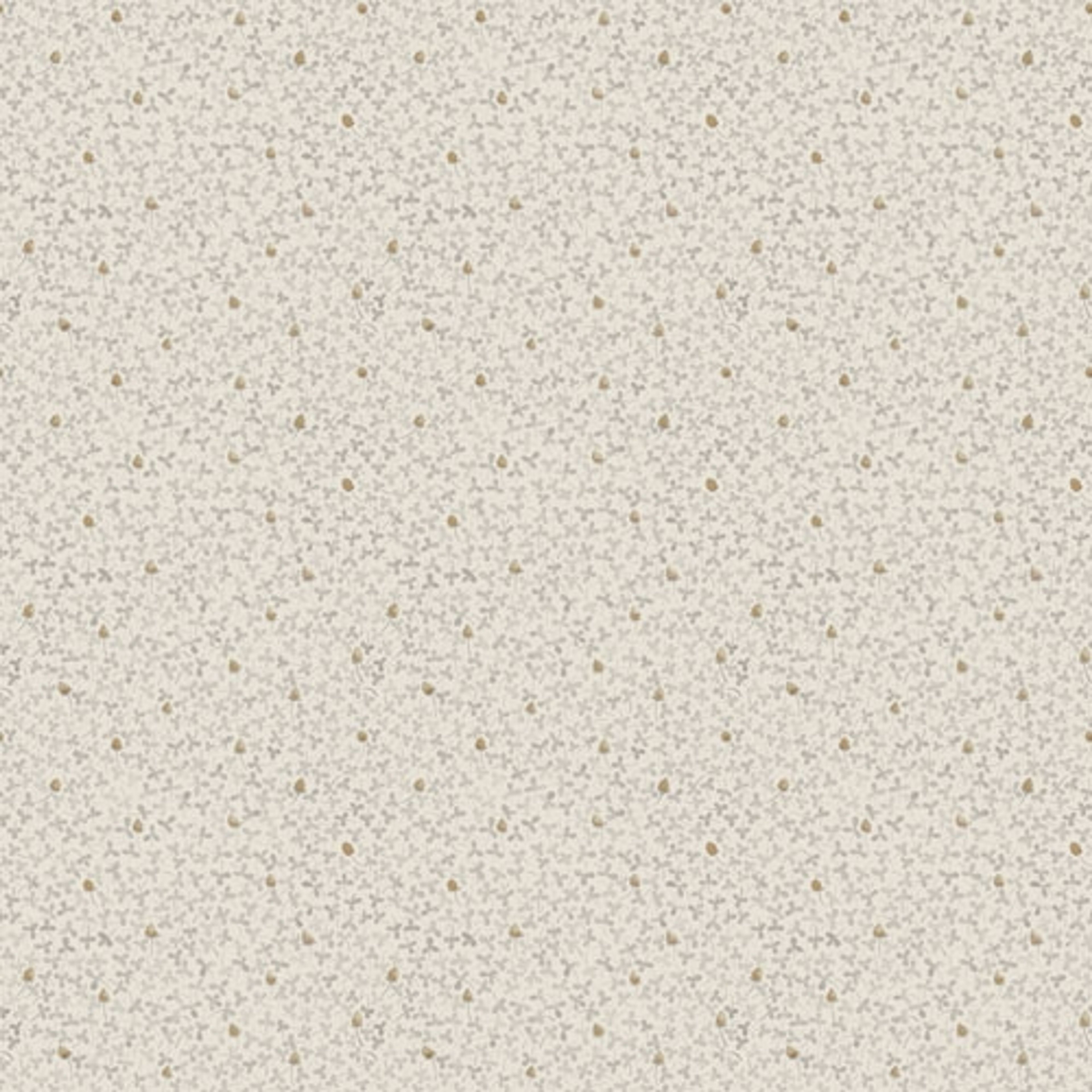 Clover småblommig, beige tapet från Midbec med botaniskt mönster i beige. Från kollektionen Lyckebo. Nonwoven-material med rak passning.