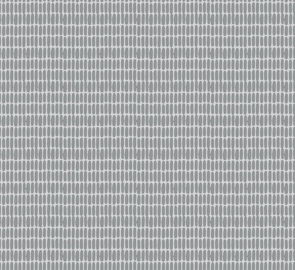 Alku tapet med grafiskt mönster i blå. Från kollektionen Marimekko 6. Nonwoven-material med rak passning.