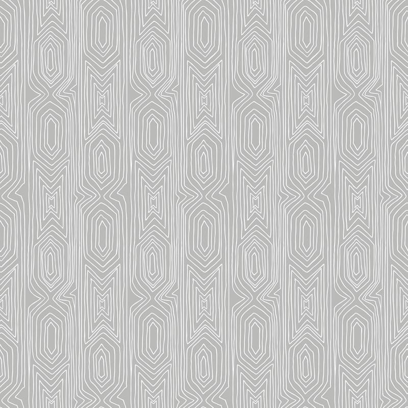 Linjelek, gråvit tapet från duro med geometriskt mönster i vit och grå. Från kollektionen Duro 1900. Nonwoven-material med rak mönsterpassning.