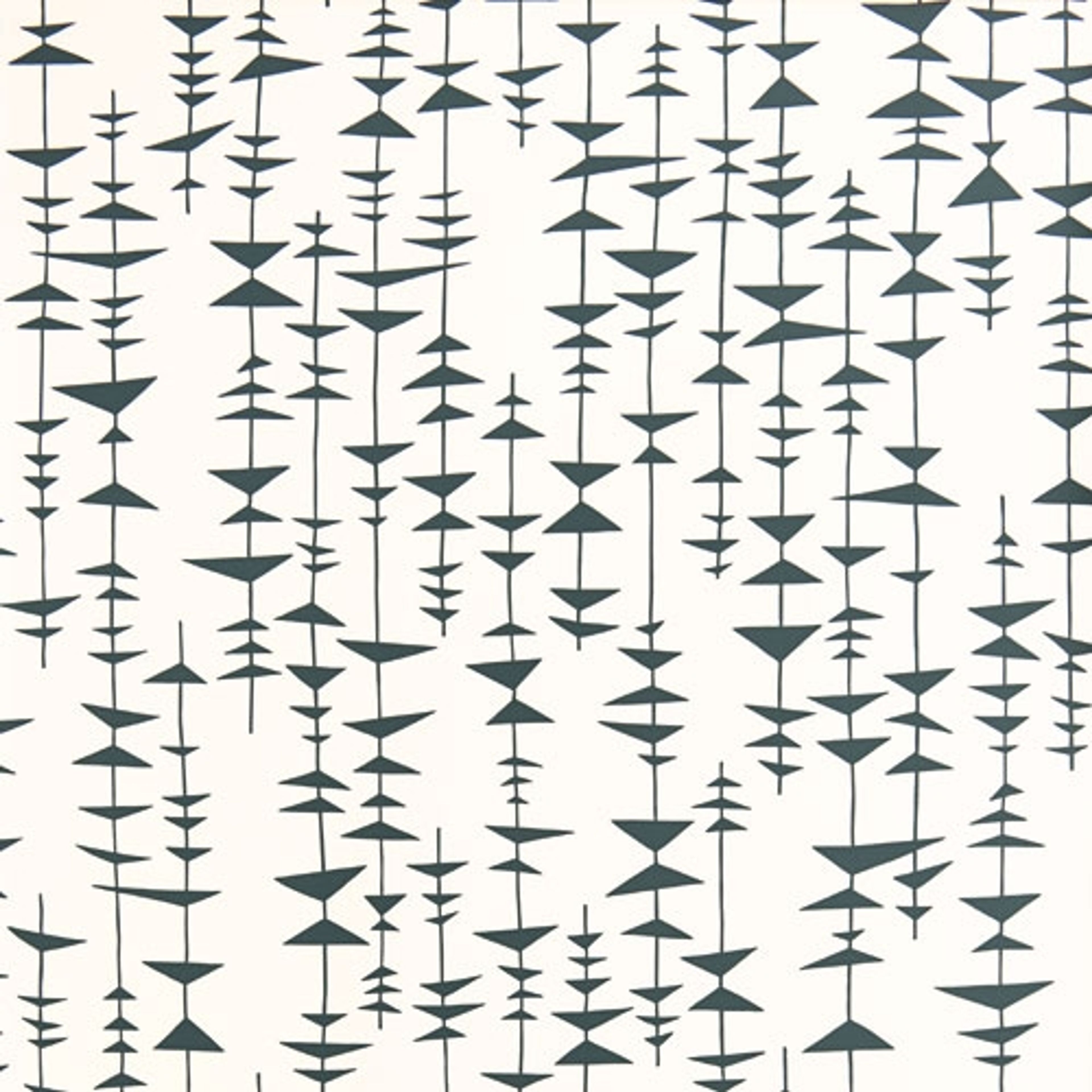Ditto tapet med grafiskt, retro mönster i vit. Från kollektionen signature. Nonwoven-material med rak passning.
