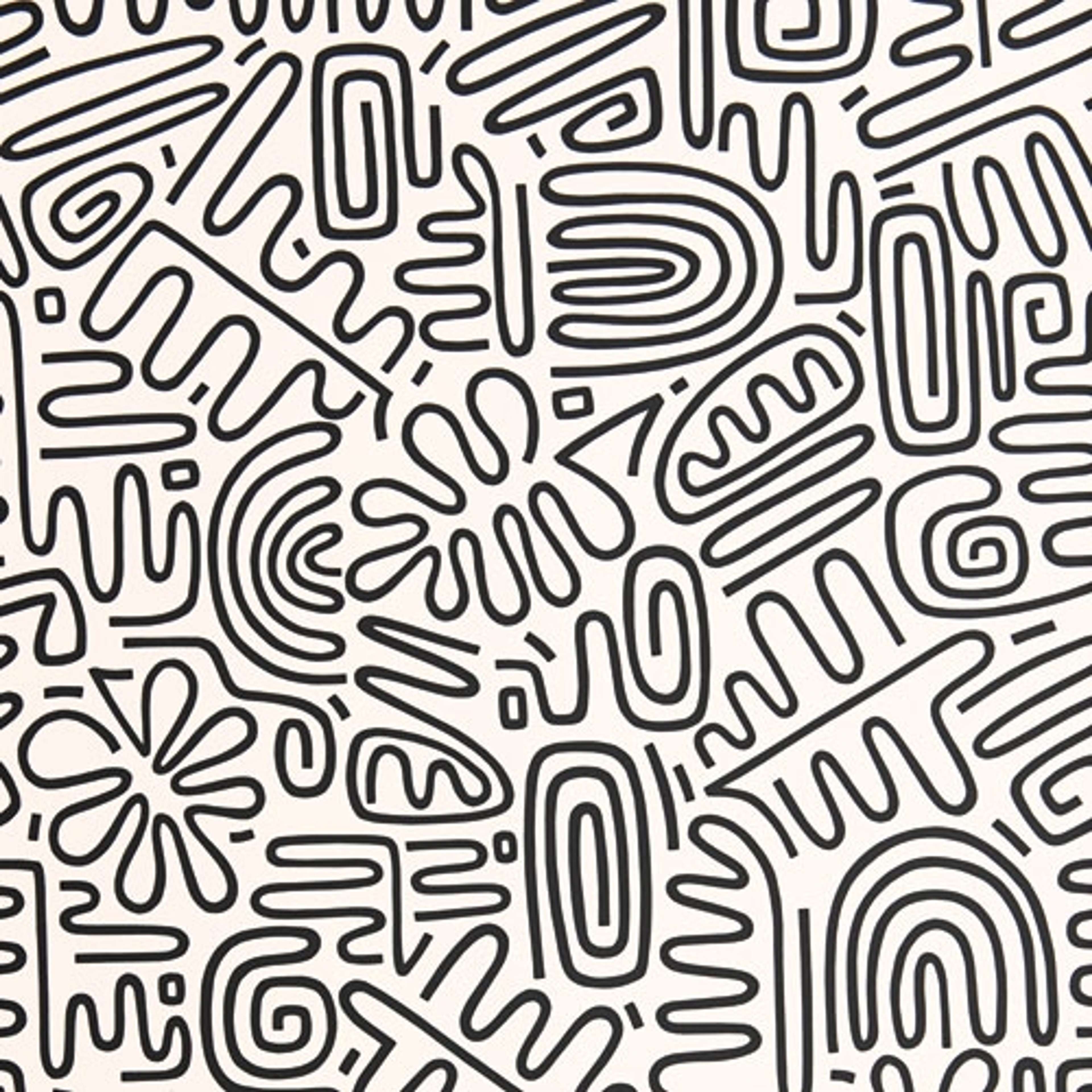 Nazca Atacama tapet från Midbec med grafiskt mönster i beige. Från kollektionen Pioneer. Nonwoven-material med rak passning.