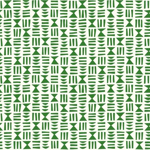 Heiroglyph Kew tapet från Midbec med grafiskt, retro mönster i vit. Från kollektionen Kinfolk. Nonwoven-material med rak passning.