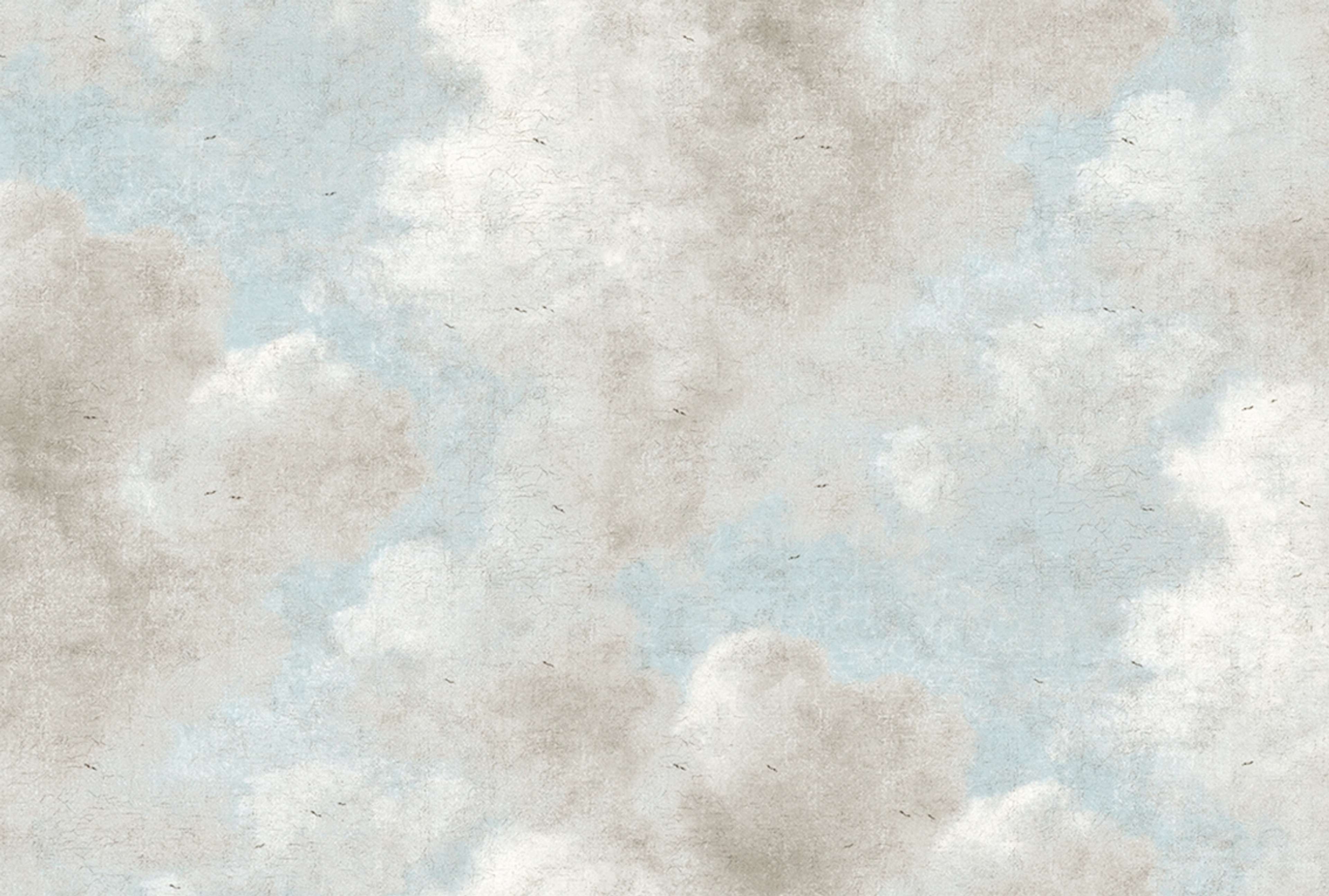 Cloud Paintning, digitaltapet i blå tapet med digitalfoto mönster i blå. Från kollektionen history of art. Nonwoven-material med fri passning. Passar i vardagsrum och matsal.