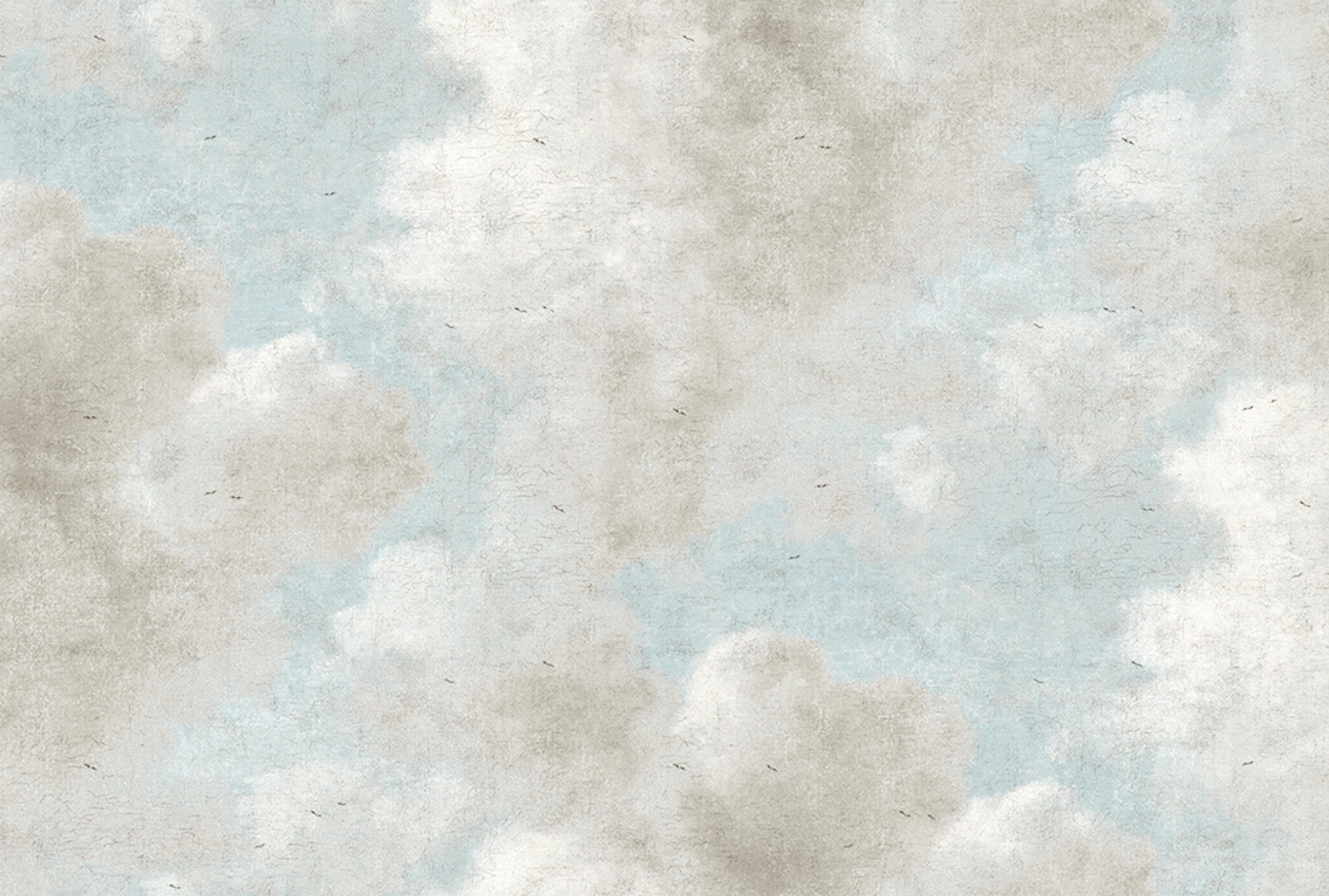 Cloud Paintning, digitaltapet i blå tapet med digitalfoto mönster i blå. Från kollektionen history of art. Nonwoven-material med fri passning. Passar i vardagsrum och matsal.