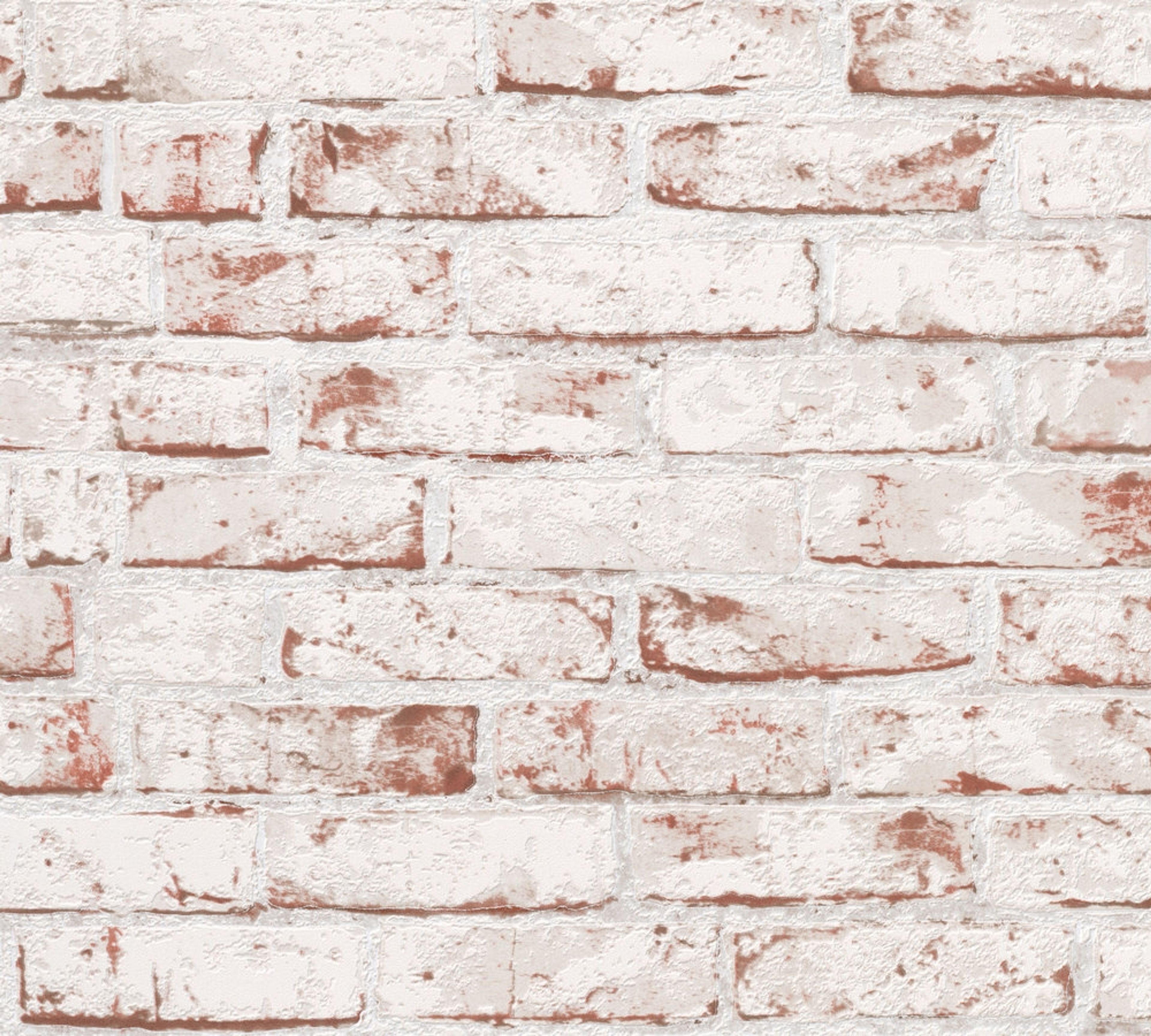 Painted bricks, strukturtapet i vit och brun tapet med tegelsten mönster i vit. Från kollektionen best of wood n stone 2. Nonwoven-material med förskjuten passning. Passar i vardagsrum och matsal.