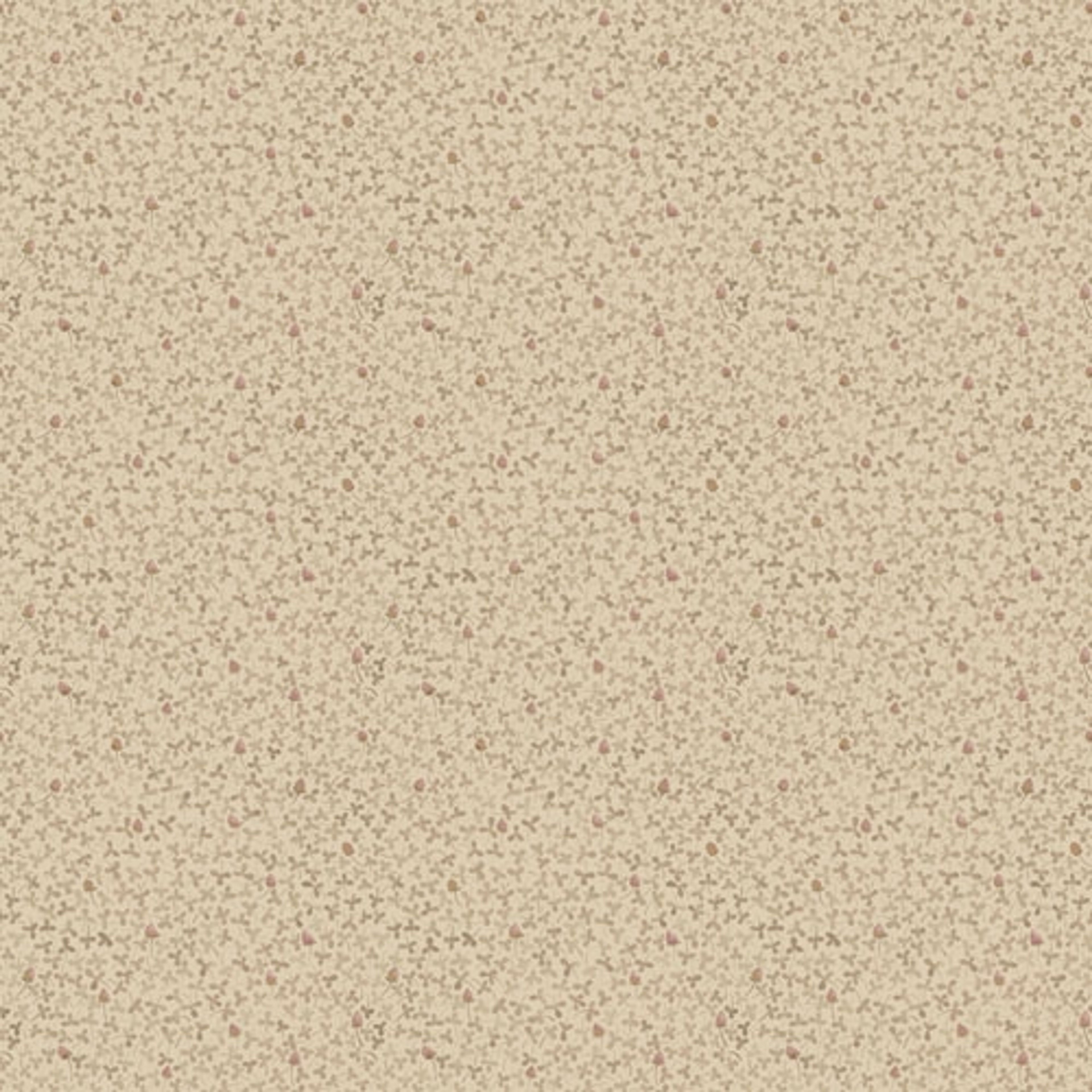 Clover småblommig, sand tapet från Midbec med botaniskt mönster i beige. Från kollektionen Lyckebo. Nonwoven-material med rak passning.