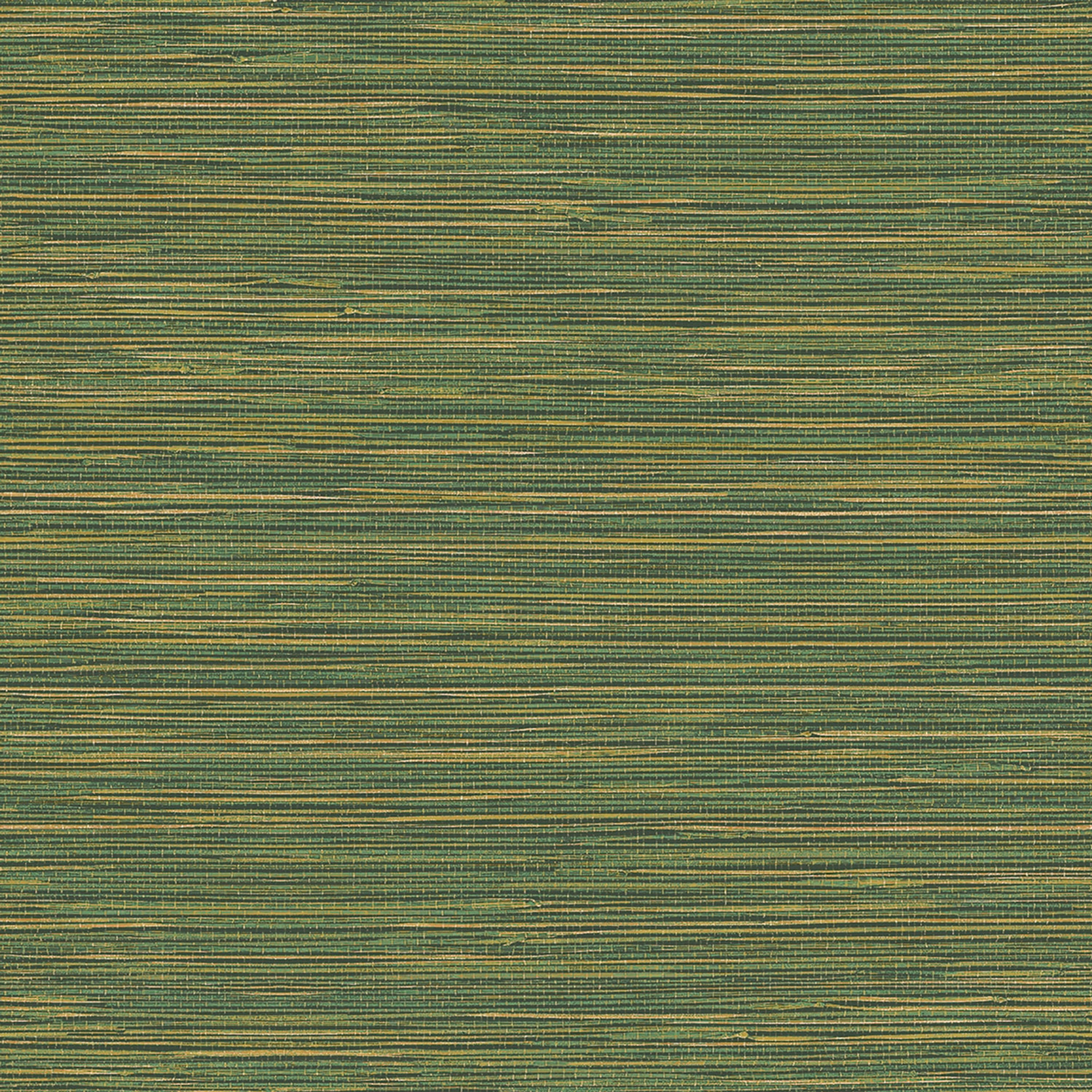 Grass Cloth tapet med botaniskt mönster i grön. Från kollektionen Tahiti. Nonwoven-material med rak passning. Passar i vardagsrum, matsal och hall.
