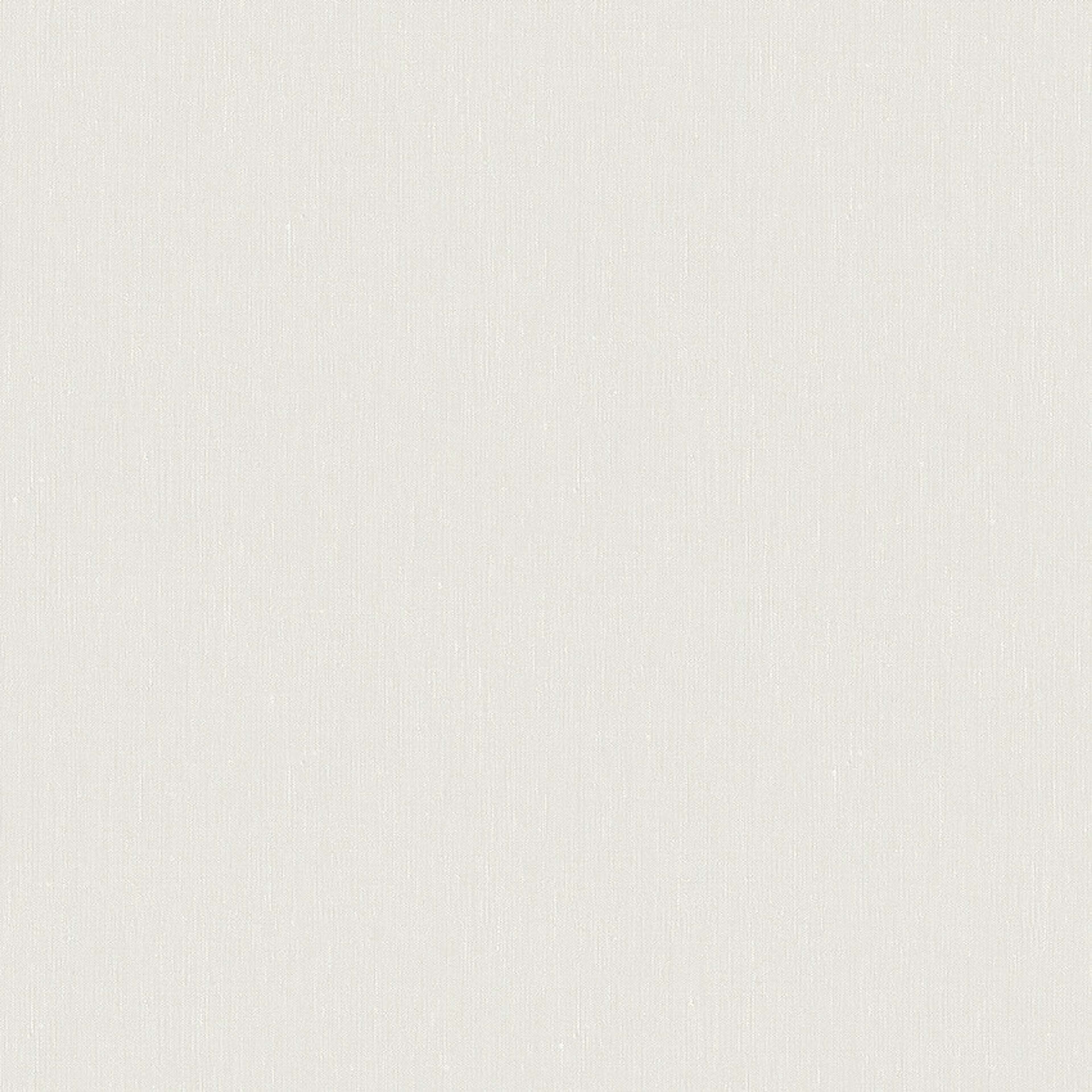 Airy Grey tapet med enfargat, textilimitation mönster i grå. Från kollektionen Linen. Nonwoven-material. Passar i vardagsrum och matsal.