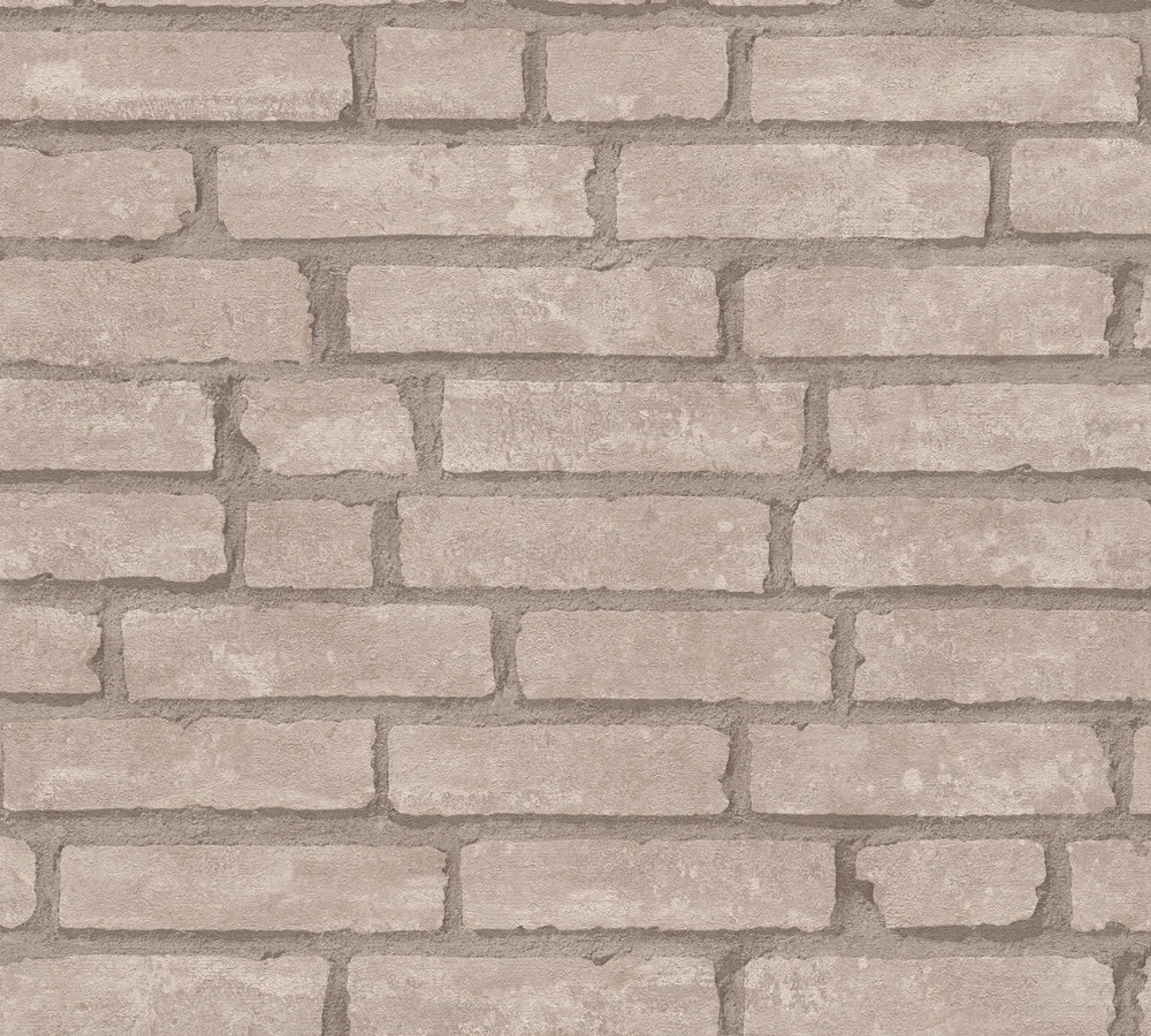 Tiles, strukturtapet i beige tapet med tegelsten mönster i beige. Från kollektionen best of wood n stone 2. Nonwoven-material med förskjuten passning. Passar i vardagsrum och matsal.