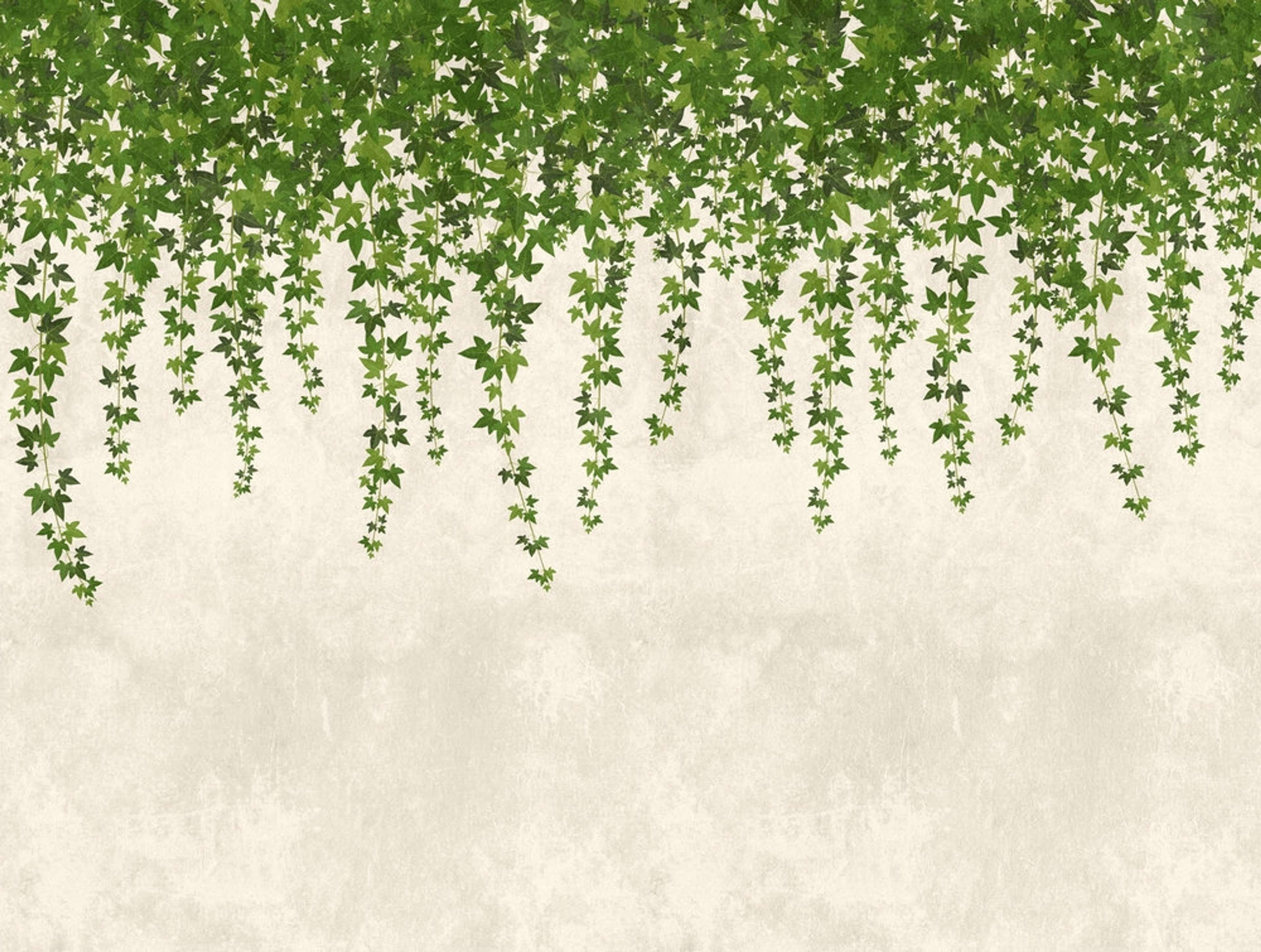 Botanic & Jungle tapet med botaniskt mönster i grön. Från kollektionen The Wall. Nonwoven-material. Passar i vardagsrum och matsal.
