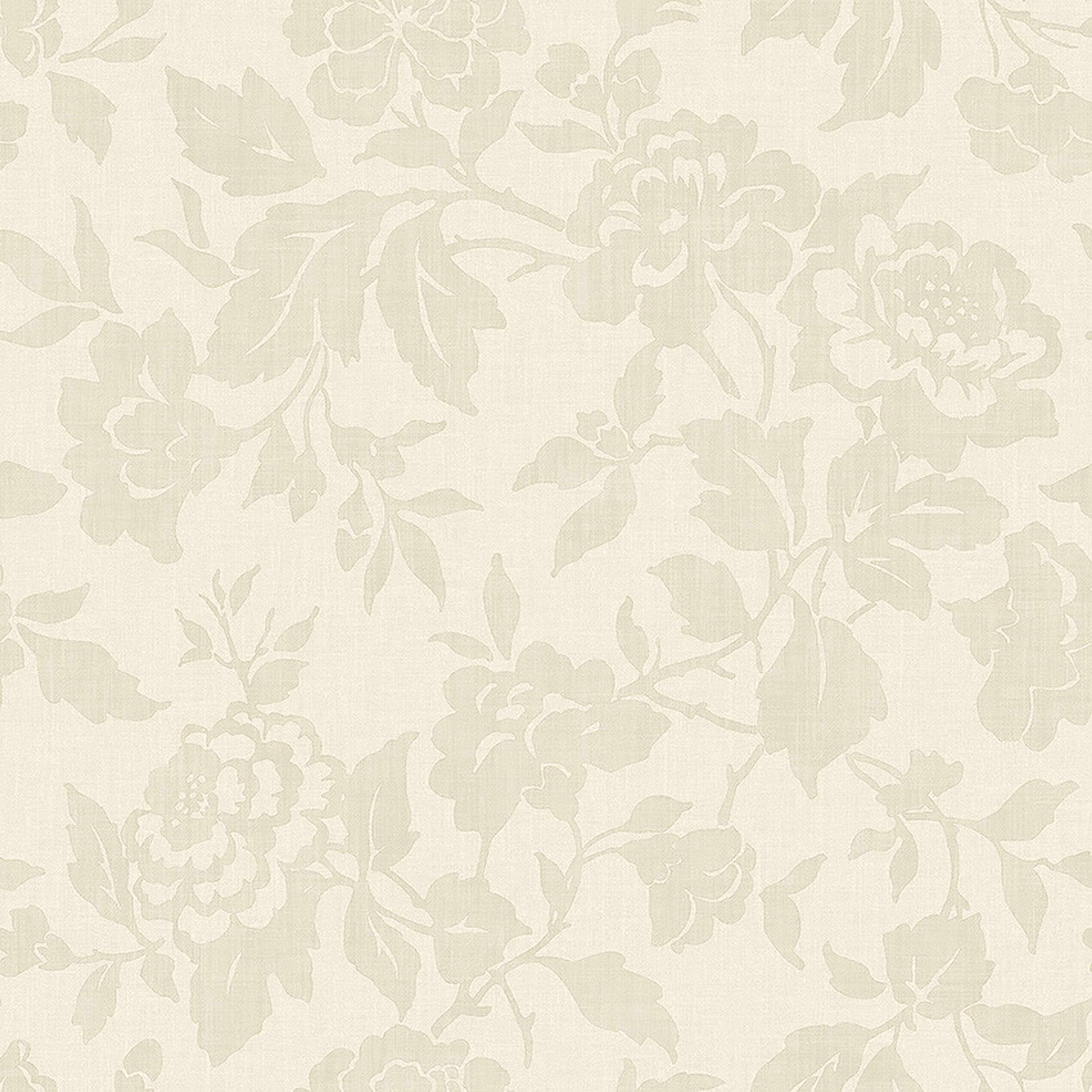 Borosan 21 8609 tapet med blommigt mönster i gul. Från kollektionen Borosan 21. Papper-material med rak passning.