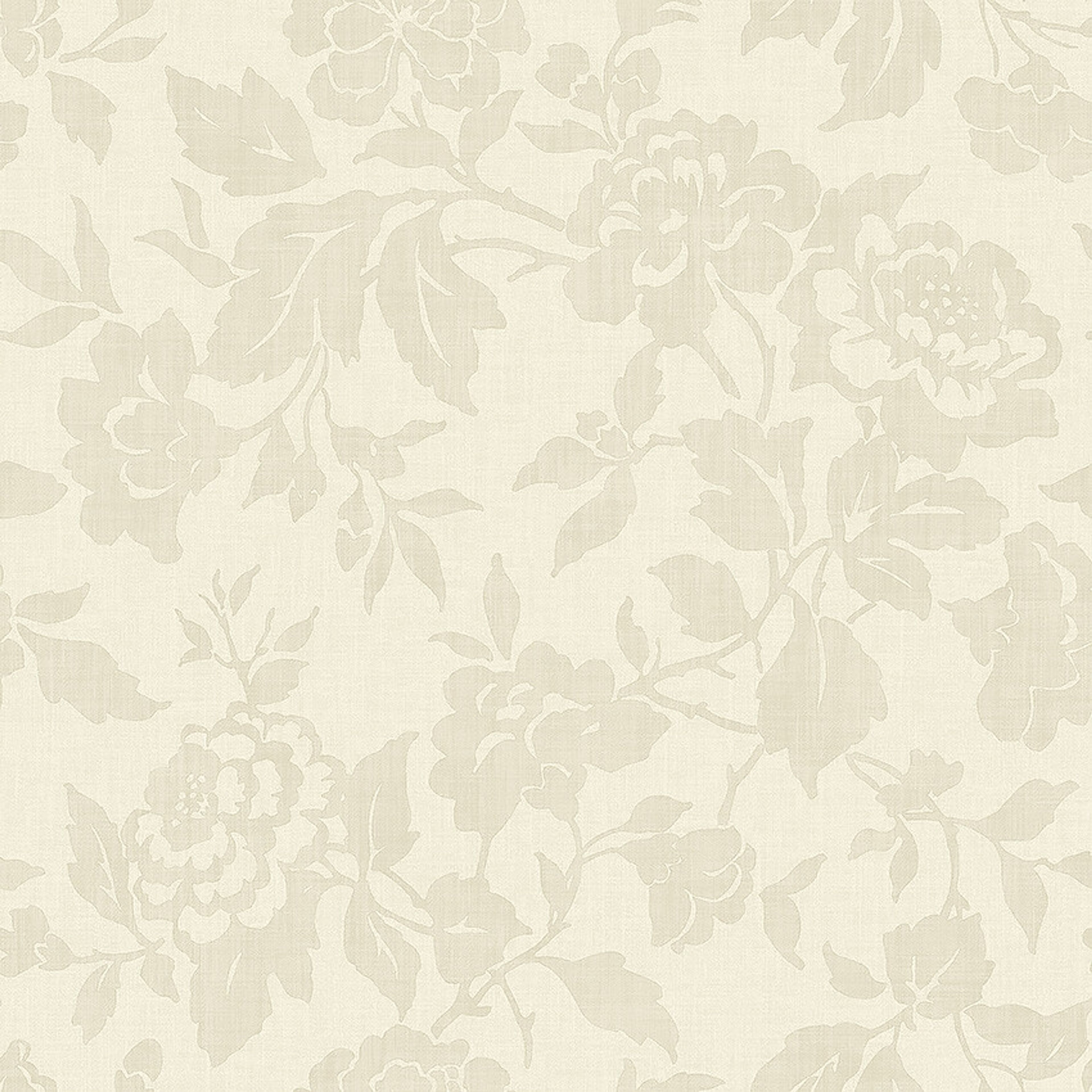 Borosan 21 8609 tapet med blommigt mönster i gul. Från kollektionen Borosan 21. Papper-material med rak passning.