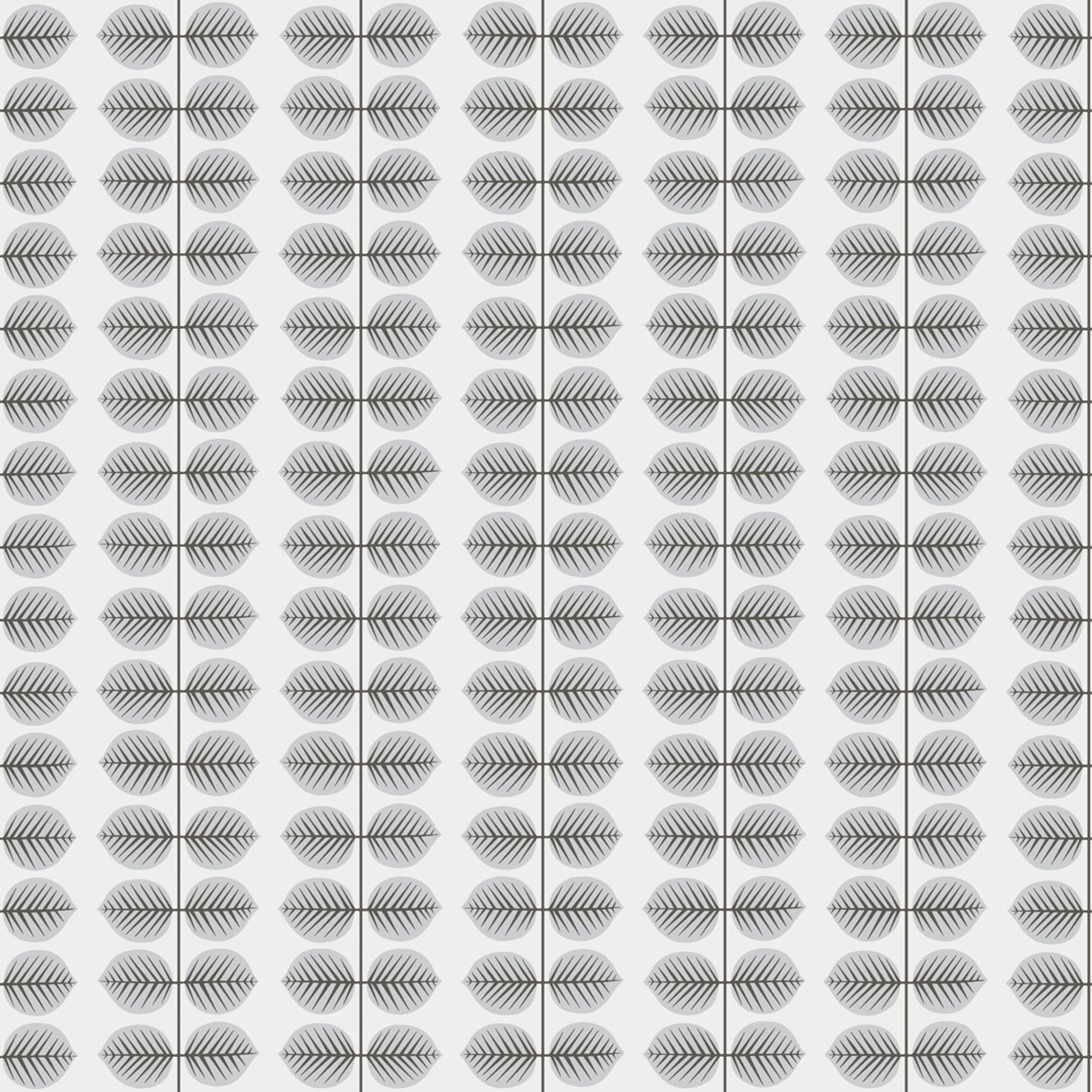 Berså, grå tapet från Boråstapeter med grafiskt, retro mönster i vit och grå. Från kollektionen Scandinavian Designers II. Nonwoven-material med rak passning. Vintage-stil.