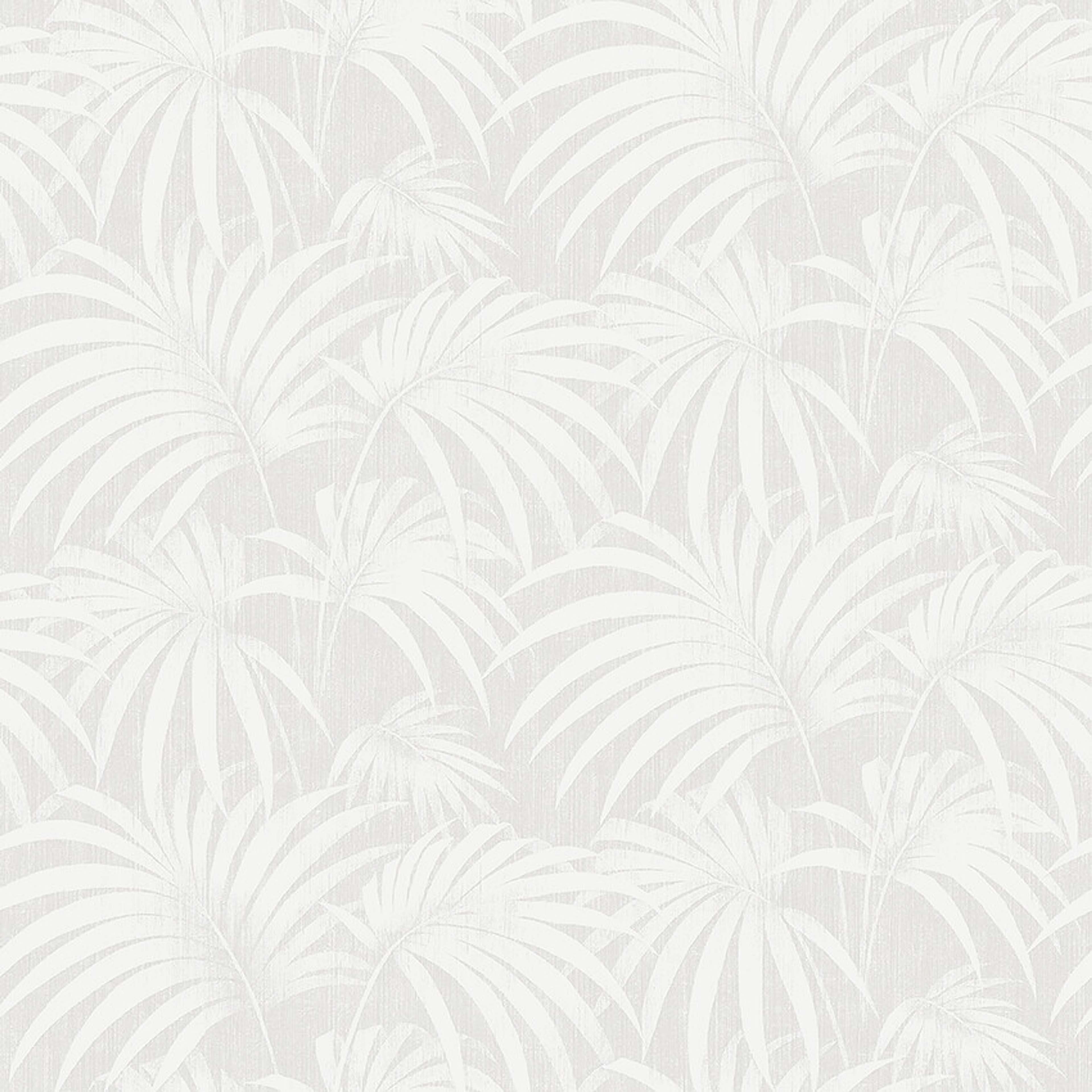 Paula 38768, tapet tapet med botaniskt, grafiskt mönster i grå. Från kollektionen Borosan Hem. Nonwoven-material med rak passning.