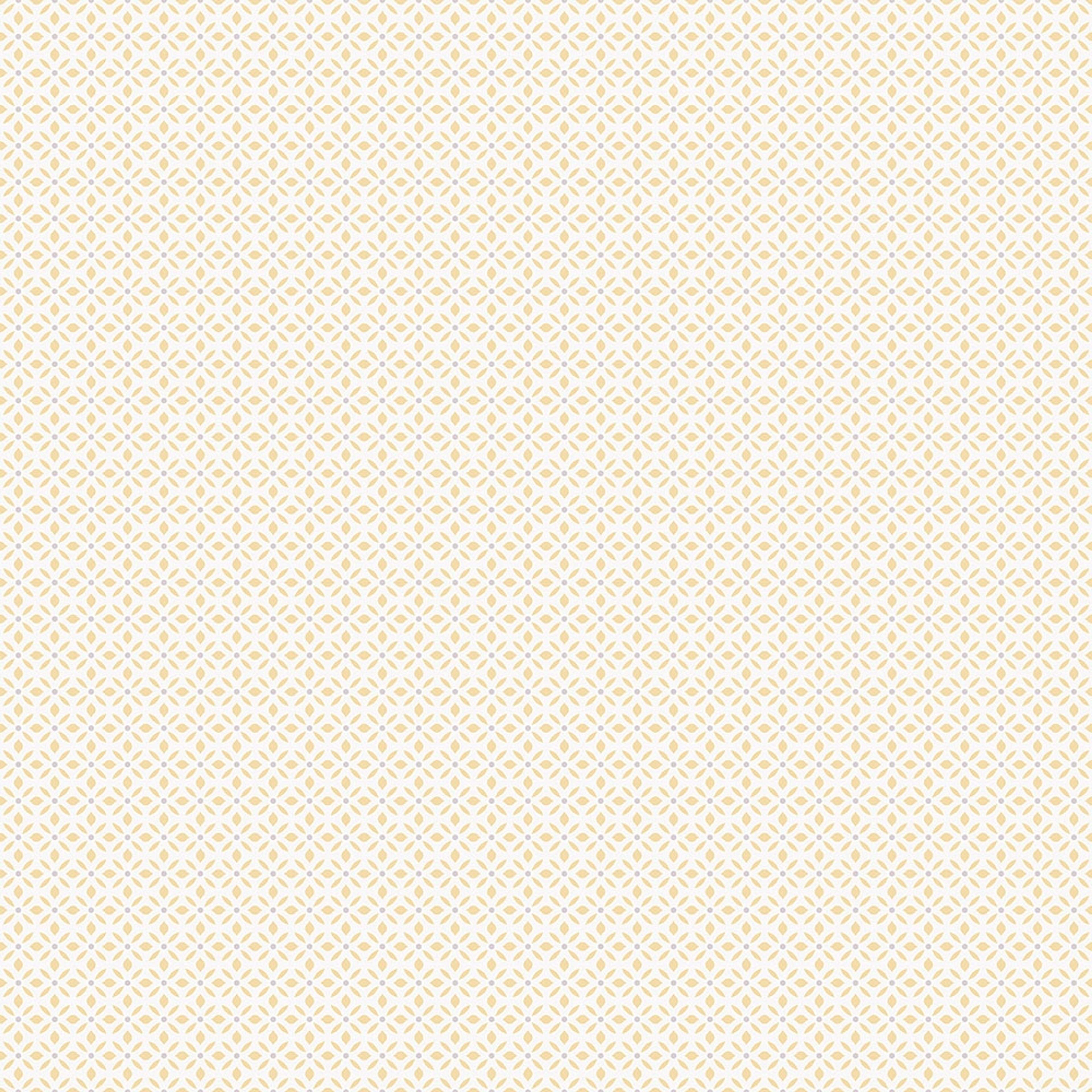 Leaf Dot Spot tapet i gul. Från kollektionen Just Kitchens. Nonwoven-material med rak passning.