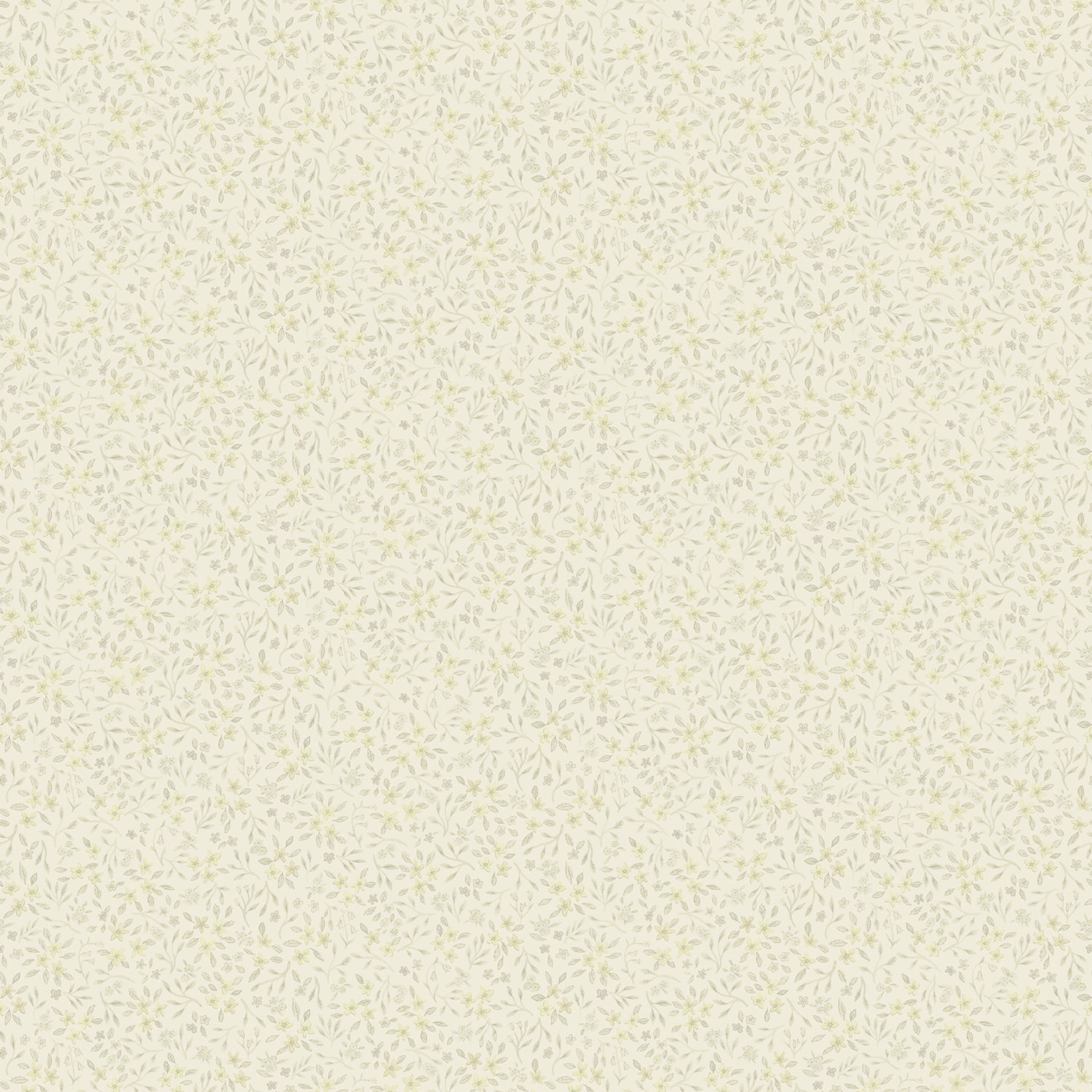 Mini tapet med blommigt mönster i beige. Från kollektionen Rosenlycka. Nonwoven-material med rak passning. Passar i vardagsrum, sovrum och matsal.