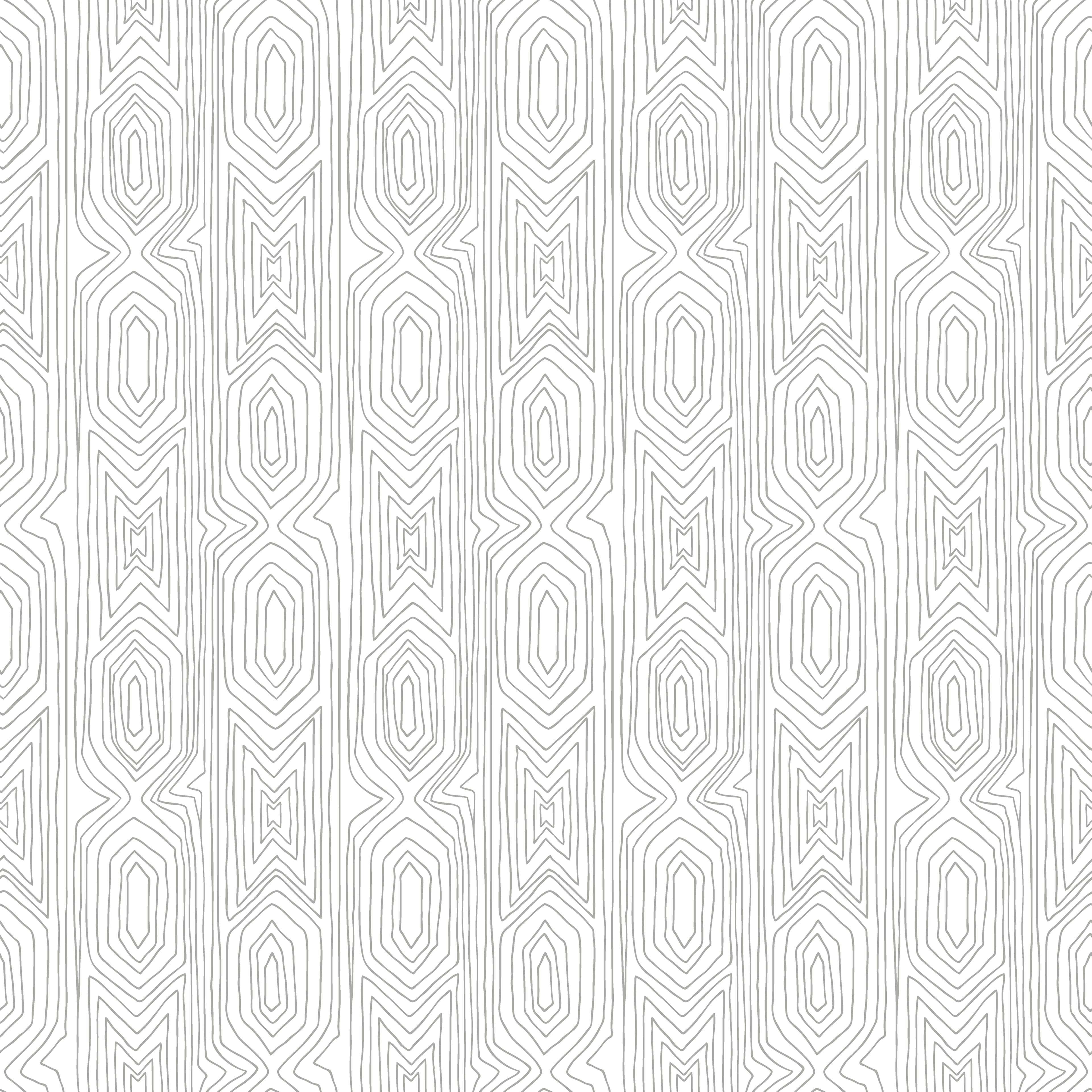 Linjelek, vitgrå tapet från duro med geometriskt mönster i vit och grå. Från kollektionen Duro 1900. Nonwoven-material med rak mönsterpassning.