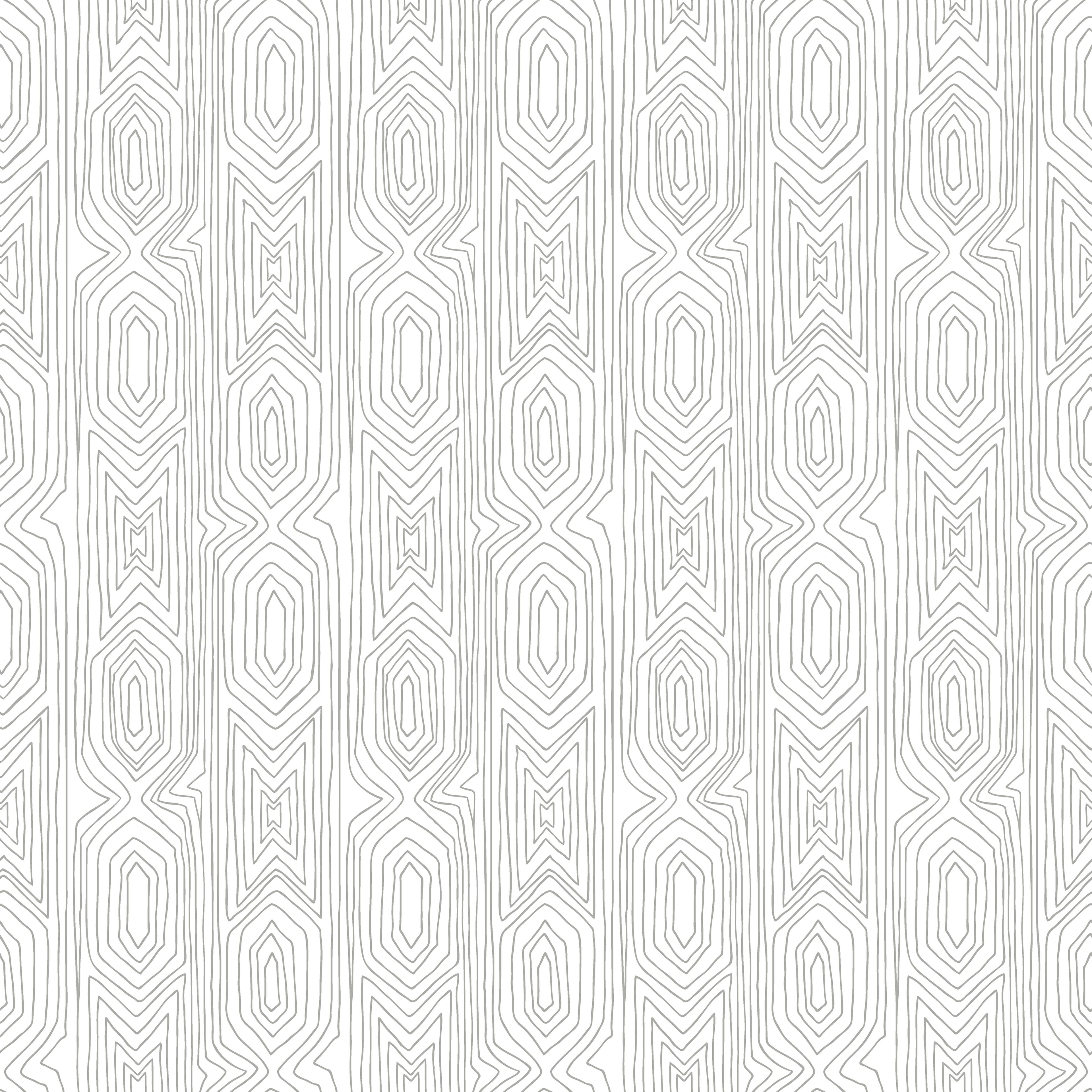 Linjelek, vitgrå tapet från duro med geometriskt mönster i vit och grå. Från kollektionen Duro 1900. Nonwoven-material med rak mönsterpassning.
