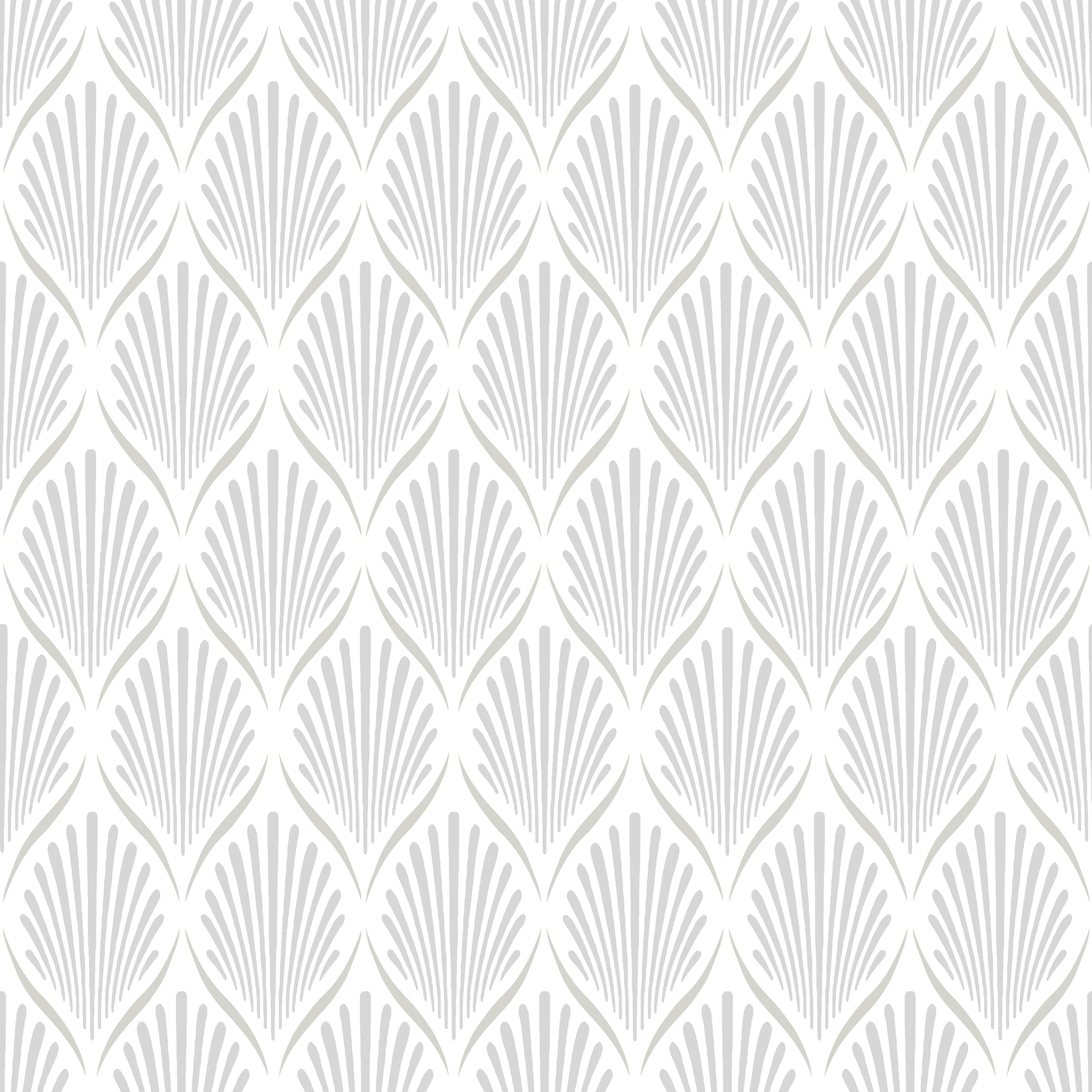 Lilly, vit tapet med randigt mönster i vit. Från kollektionen Blommor & Blad. Nonwoven-material med rak passning.