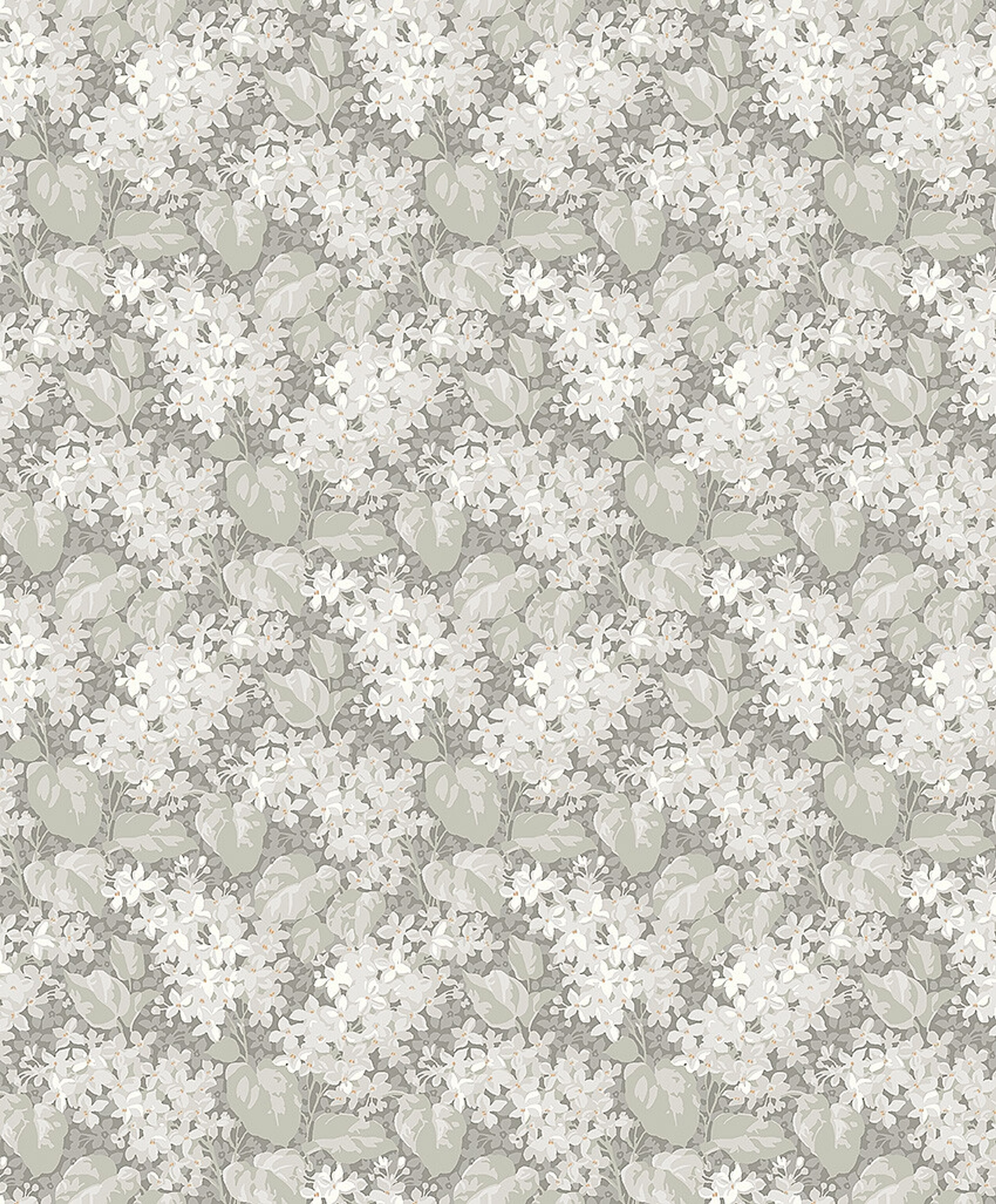 Aratorp tapet med blommigt mönster i beige. Från kollektionen Alla Tiders Hus. Nonwoven-material med förskjuten passning. Passar i vardagsrum, matsal och kök.