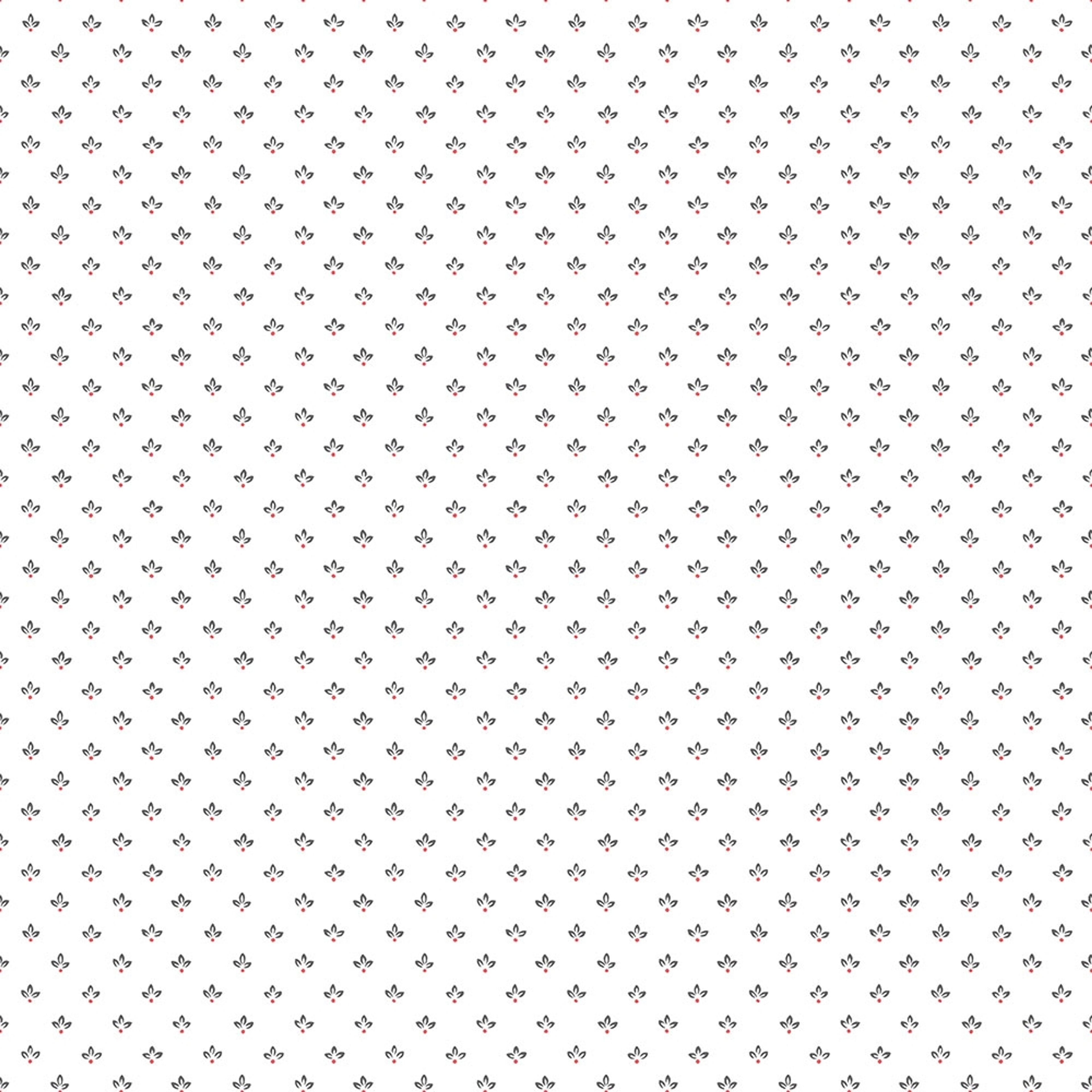 Tri Leaf tapet i vit och svart. Från kollektionen Just Kitchens. Nonwoven-material med rak passning.
