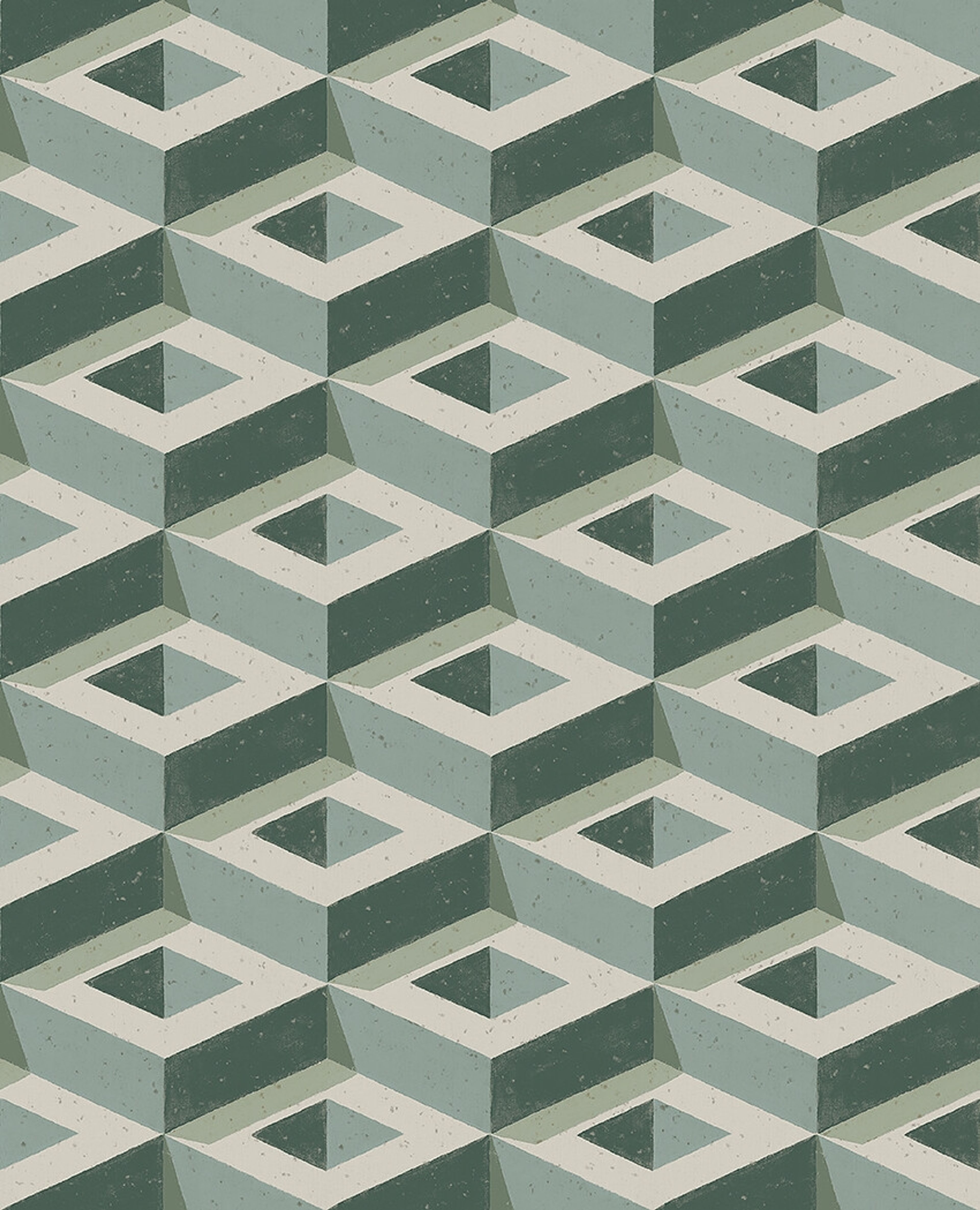 Boxes tapet med geometriskt, grafiskt mönster i brun. Från kollektionen Treasured. Nonwoven-material med rak passning. Passar i kök, hall och arbetsrum.