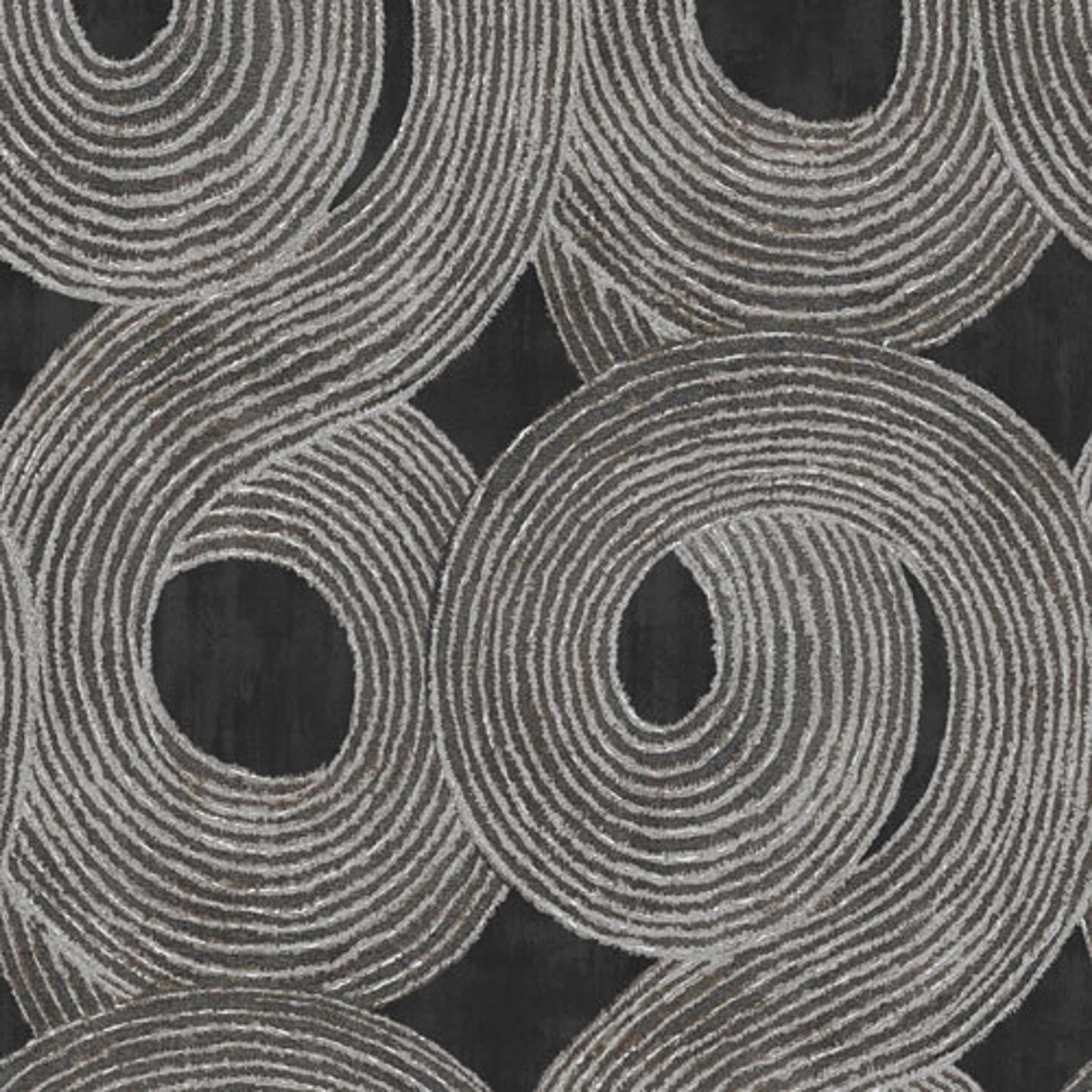 Ohin Night tapet tapet från Midbec med geometriskt mönster i grå. Från kollektionen Tribute. Nonwoven-material med rak passning. Passar i vardagsrum, matsal och hall.