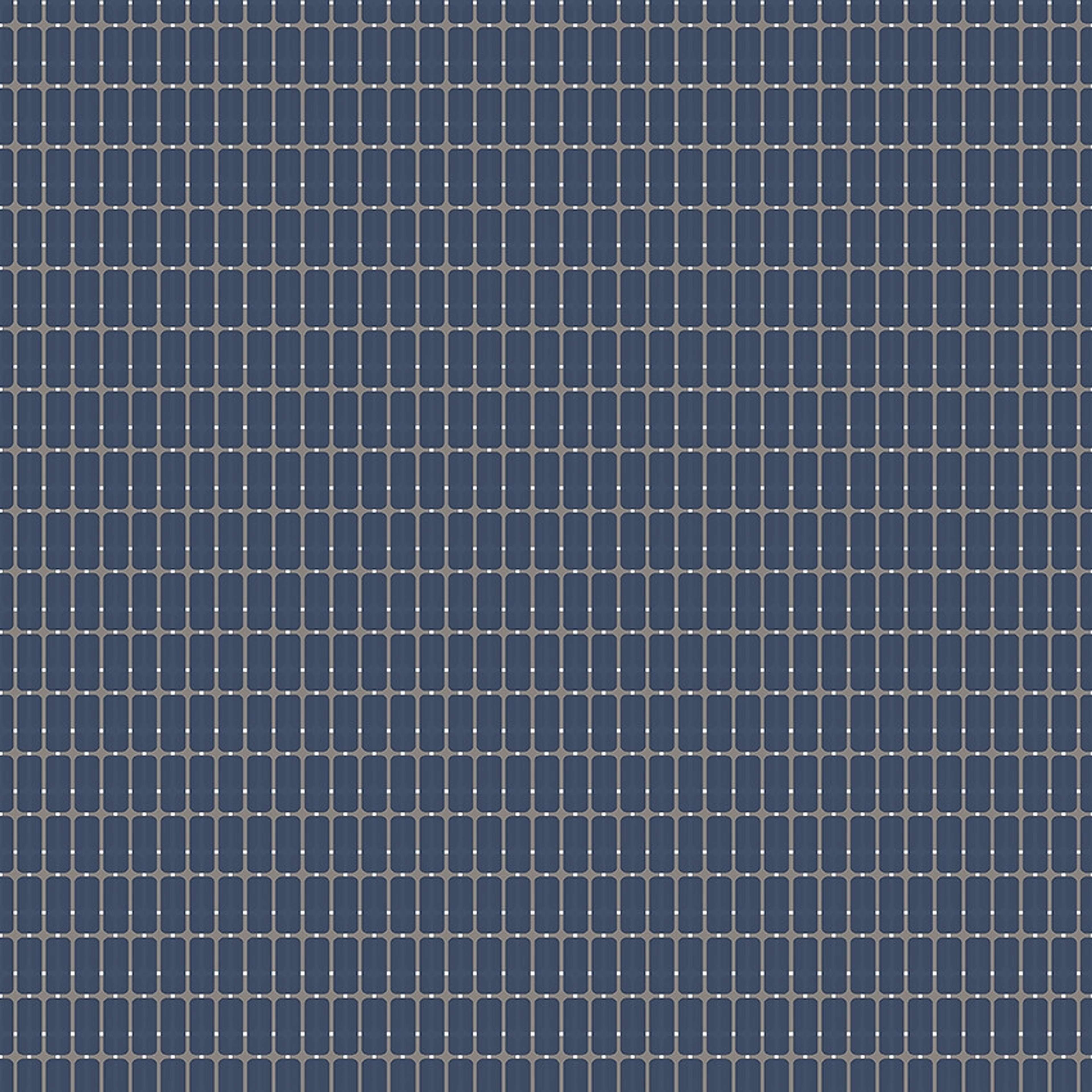 Alvar Aalto M.I.T tapet med rutigt, retro mönster i blå. Från kollektionen Scandinavian Designers III. Nonwoven-material med rak passning. Vintage-stil.