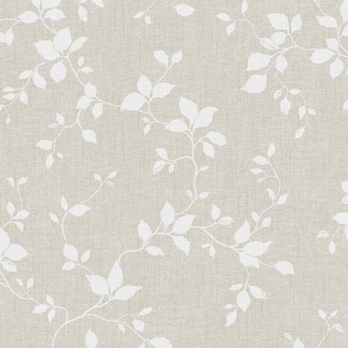 Siri, beige tapet tapet med botaniskt mönster i beige. Från kollektionen Hav & Land. Nonwoven-material med förskjuten passning.