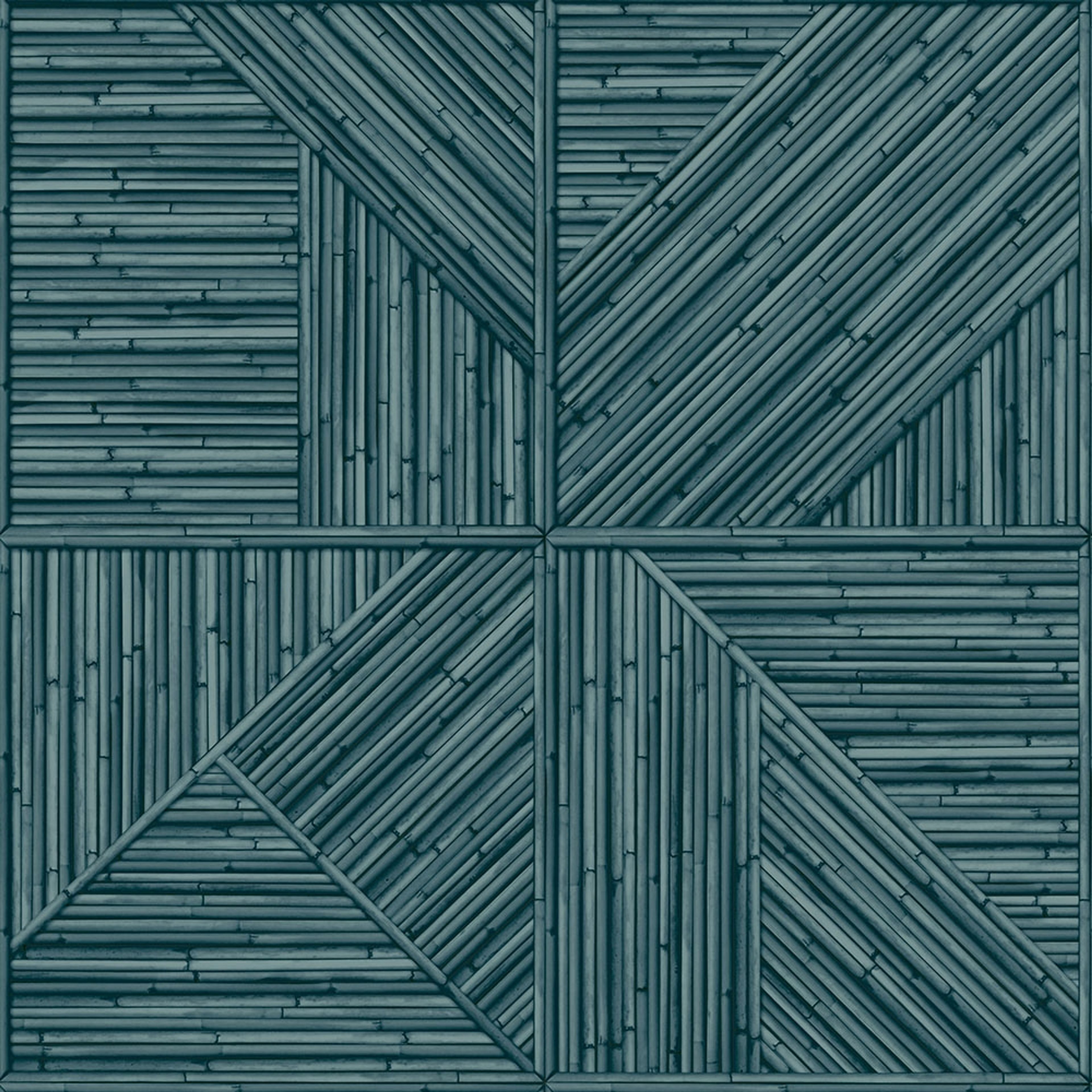 Paglia tapet i blå tapet med grafiskt mönster i blå. Från kollektionen jungle fever. Nonwoven-material med rak passning. Passar i vardagsrum och matsal.