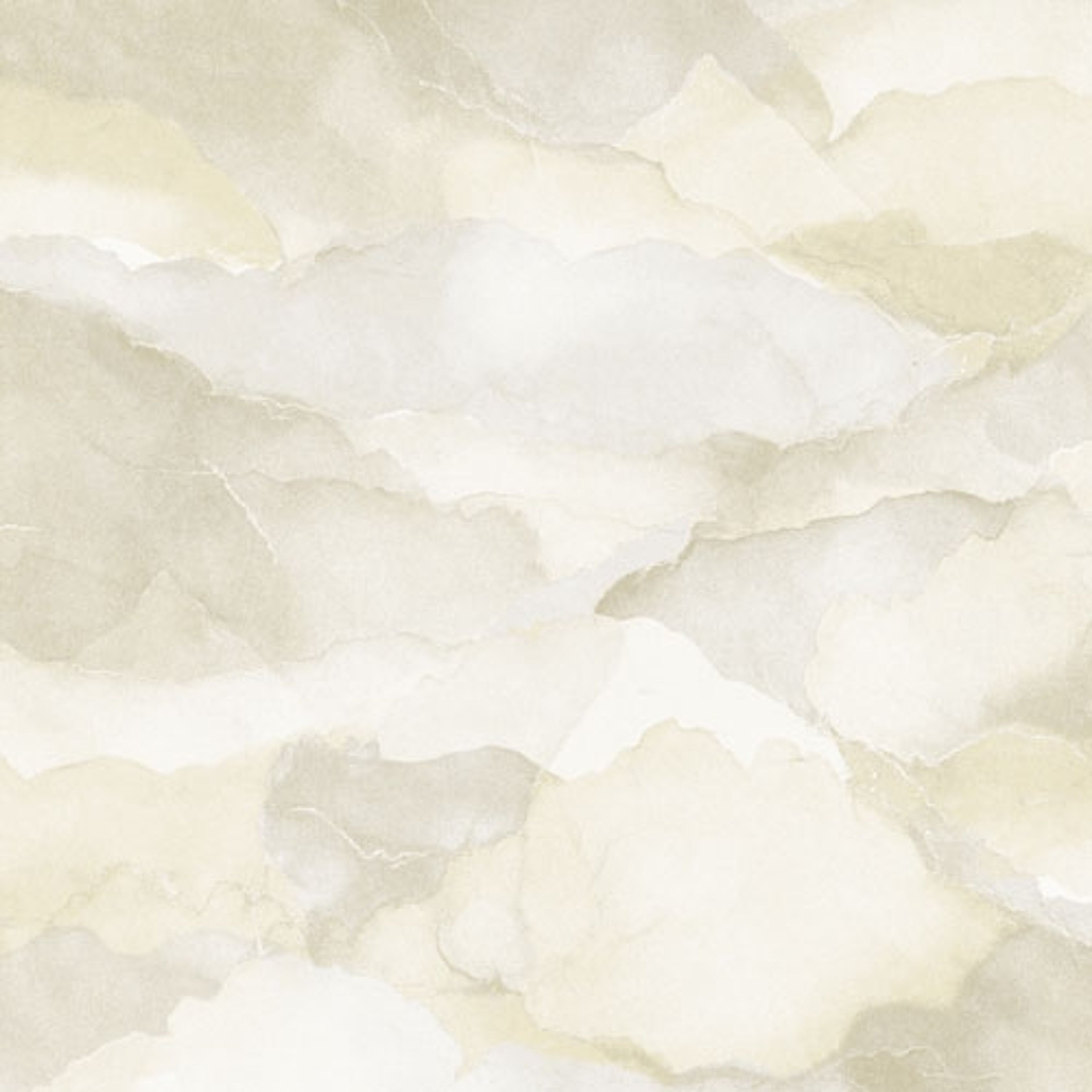 Cloud linen tapet med botaniskt mönster i beige. Från kollektionen lotus. Nonwoven-material med förskjuten passning. Vintage-stil.