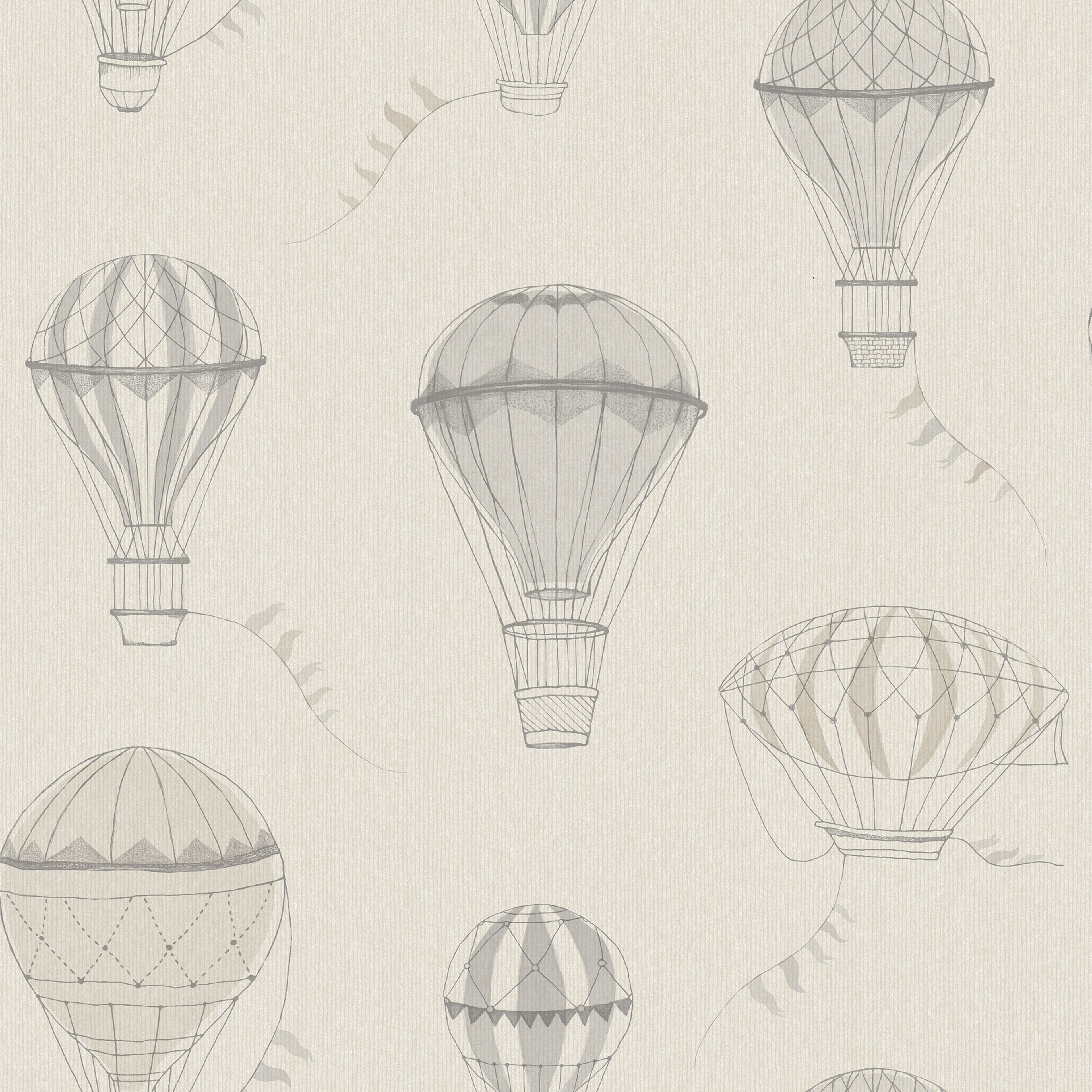 Up In The Sky beige, tapet tapet med barnrum mönster i beige. Från kollektionen Newbie II Wallpaper. Nonwoven-material med förskjuten passning. Passar i barnrum.