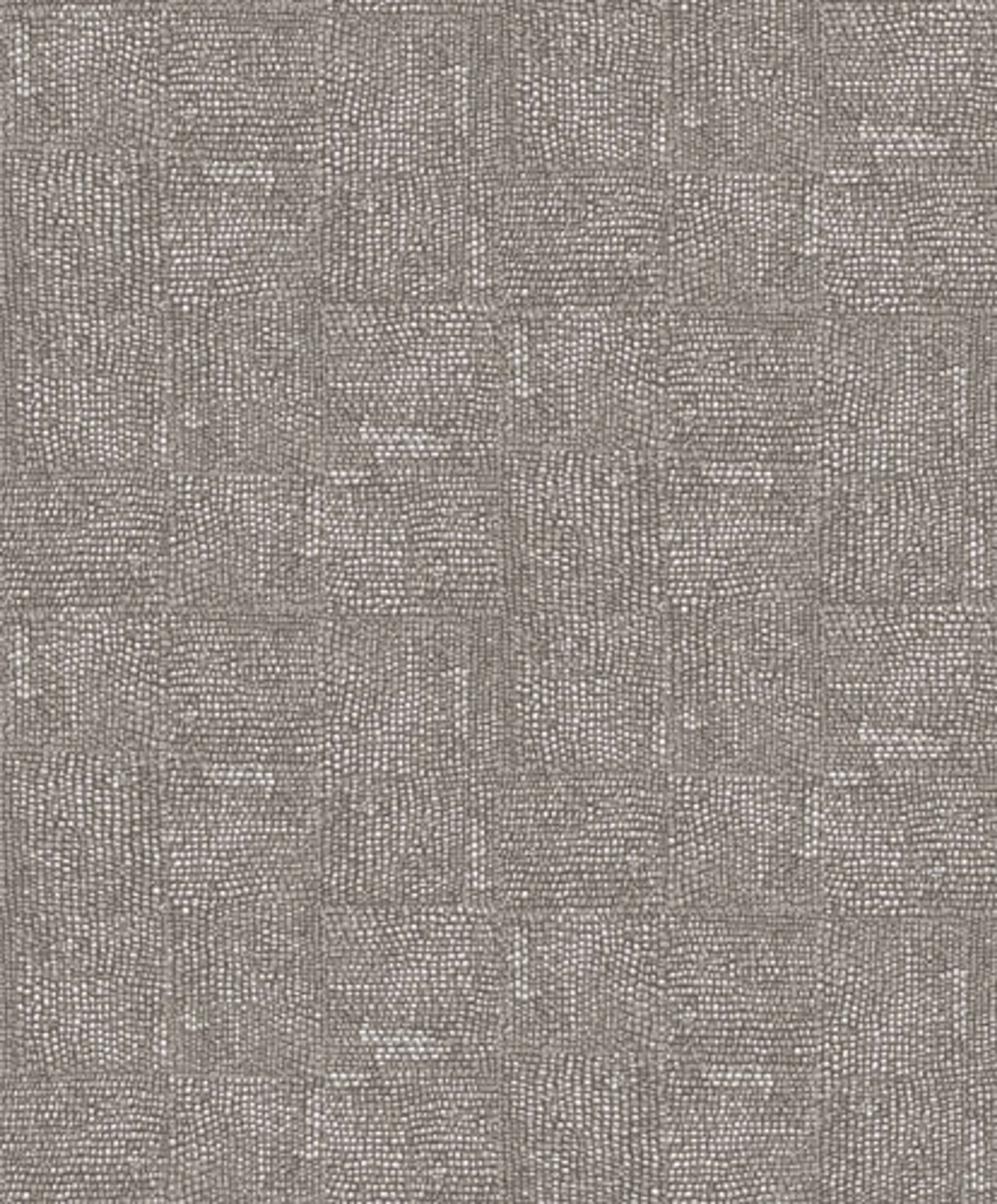 Hide silver tapet med rutigt mönster i silver. Från kollektionen Colours. Nonwoven-material med förskjuten passning.