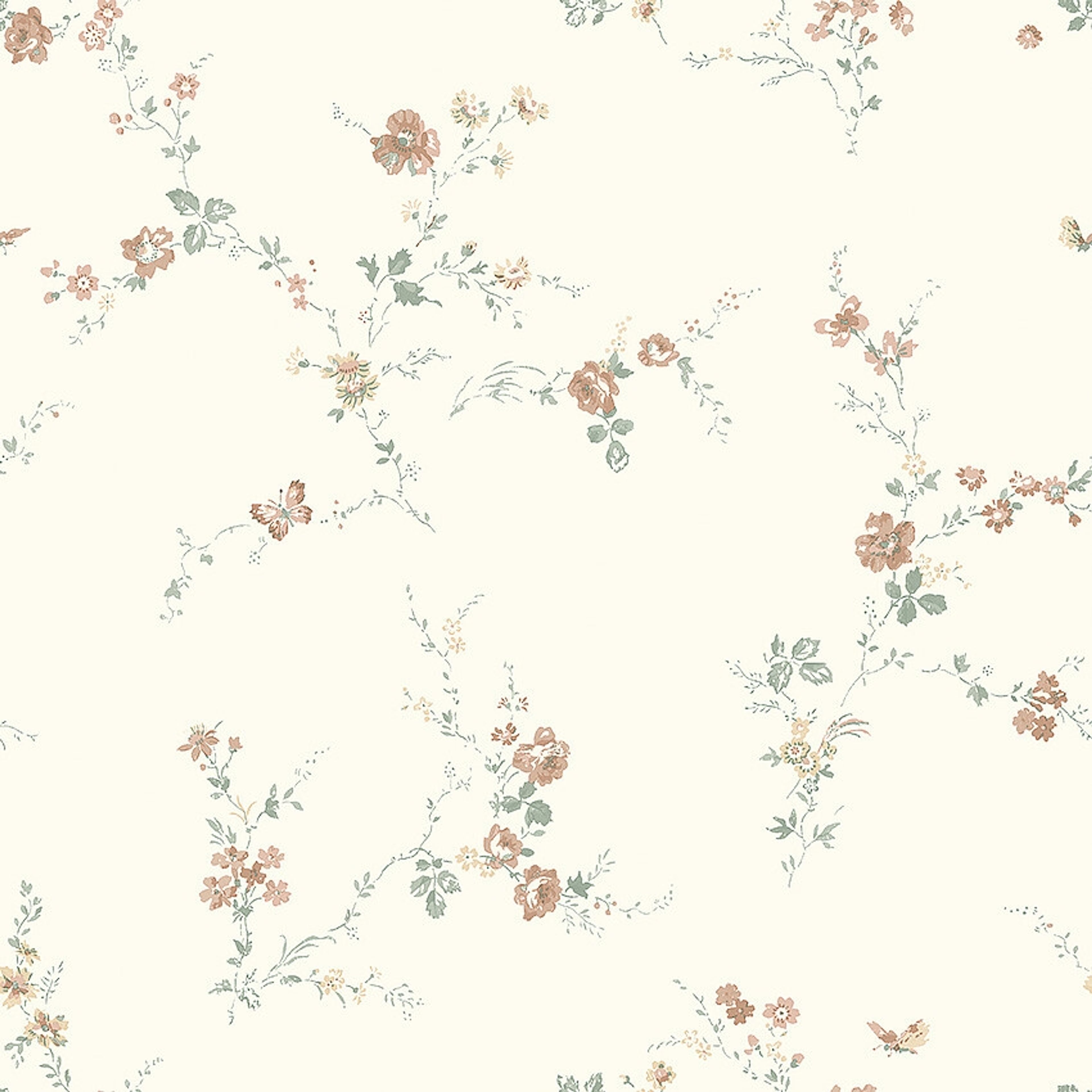 Borosan 21 8626 tapet med blommigt mönster i rosa. Från kollektionen Borosan 21. Papper-material med rak passning.