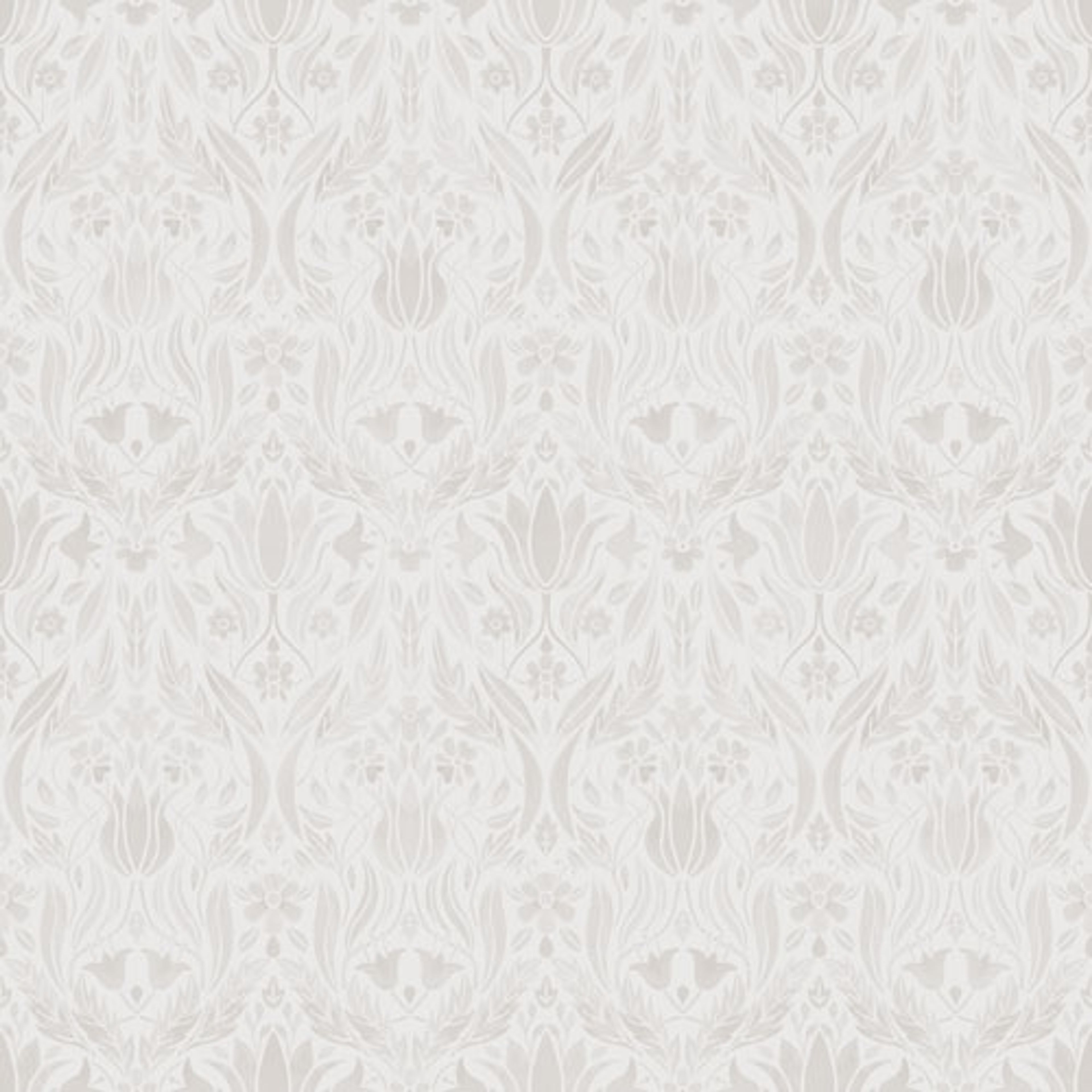 Ludvig småblommig, ljust beige tapet från Midbec med blommigt mönster i beige. Från kollektionen Blomstermåla. Nonwoven-material med rak passning.