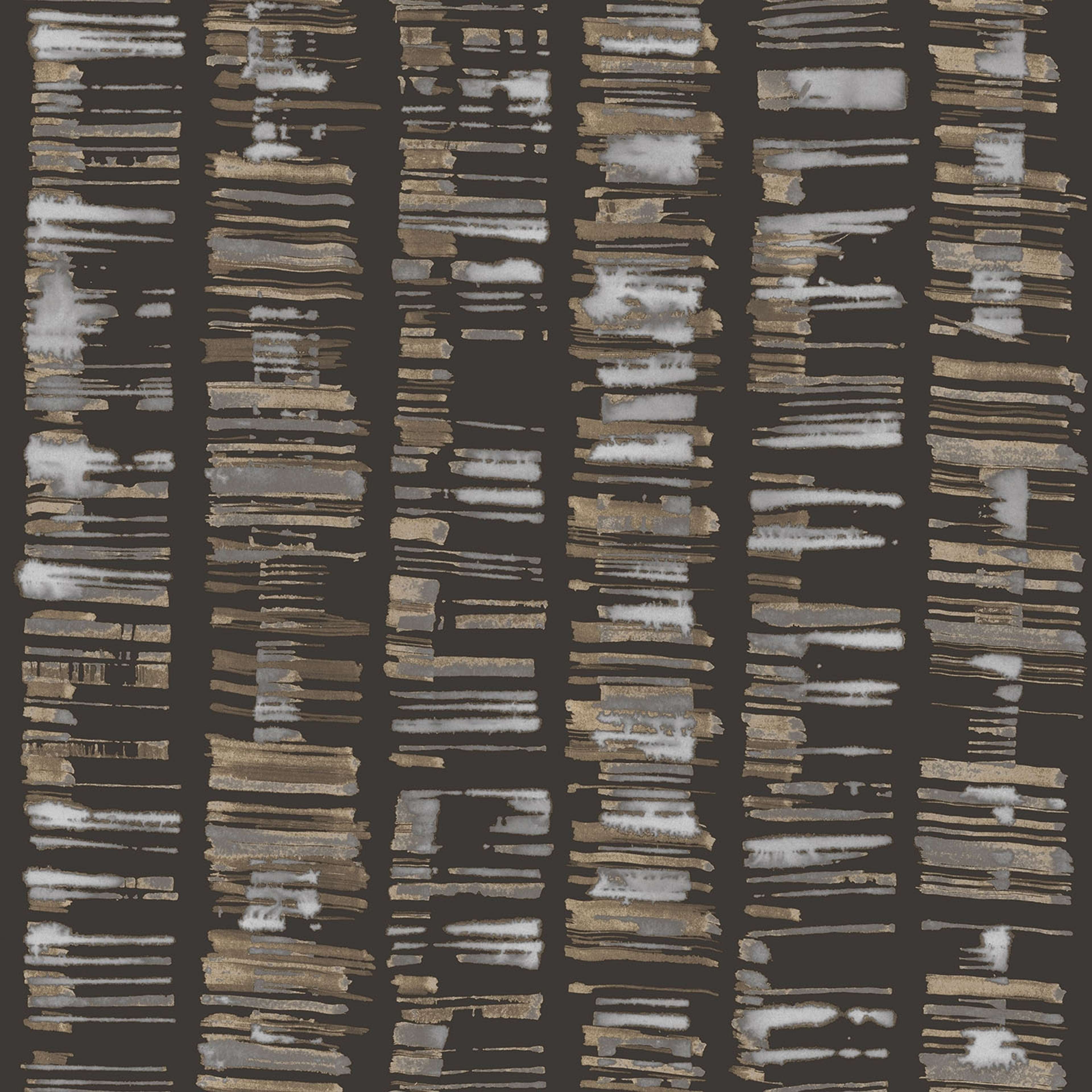Aztec tapet i brun tapet med grafiskt mönster i brun. Från kollektionen bazaar. Nonwoven-material med förskjuten passning. Passar i vardagsrum och matsal.