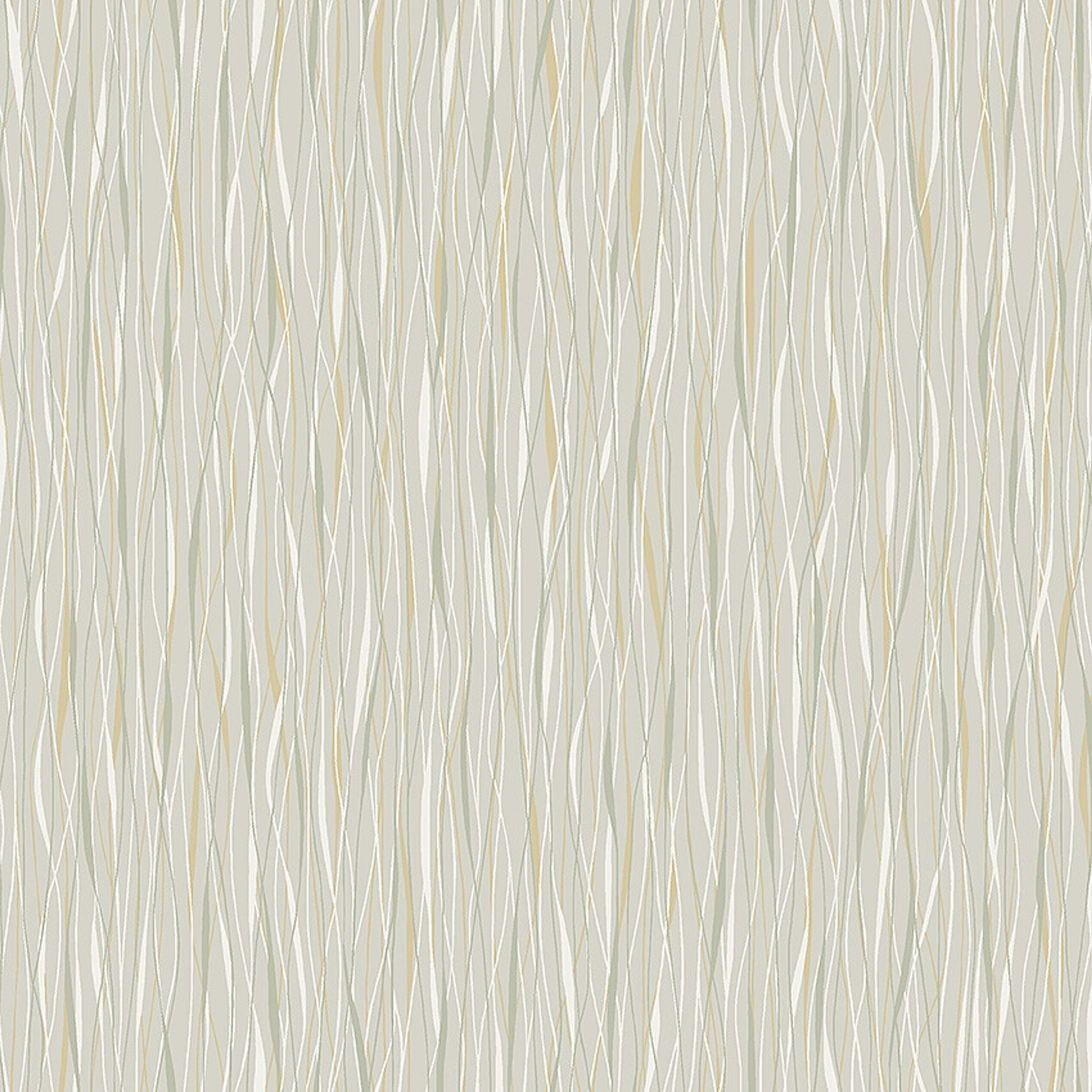 Ängby tapet med grafiskt mönster i beige. Från kollektionen Alla Tiders Hus. Nonwoven-material med förskjuten passning. Passar i vardagsrum, matsal och kök.