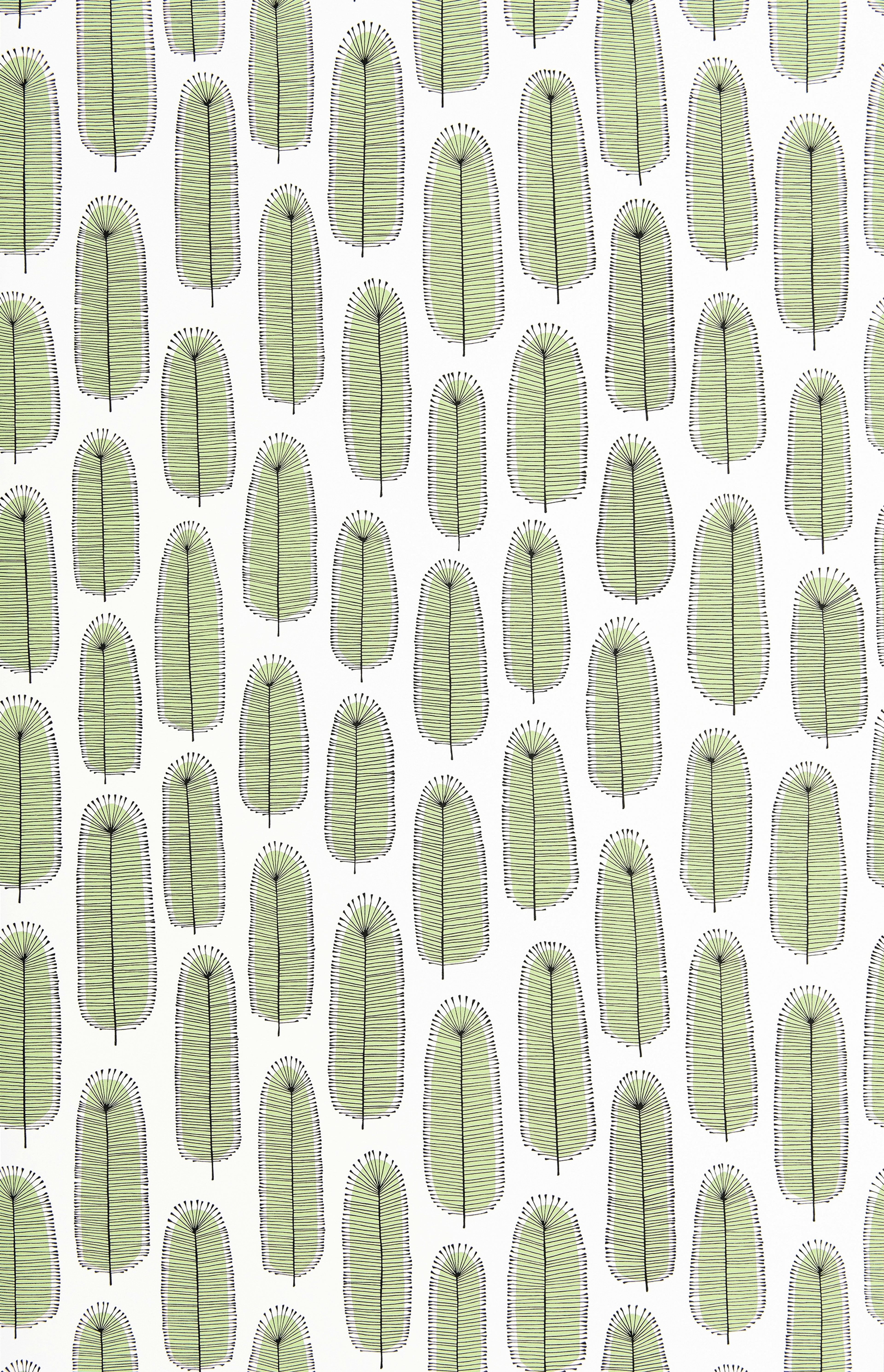Bloom Blossom tapet från Midbec med blommigt, retro mönster i grön. Från kollektionen Seven Sisters. Nonwoven-material med rak passning.