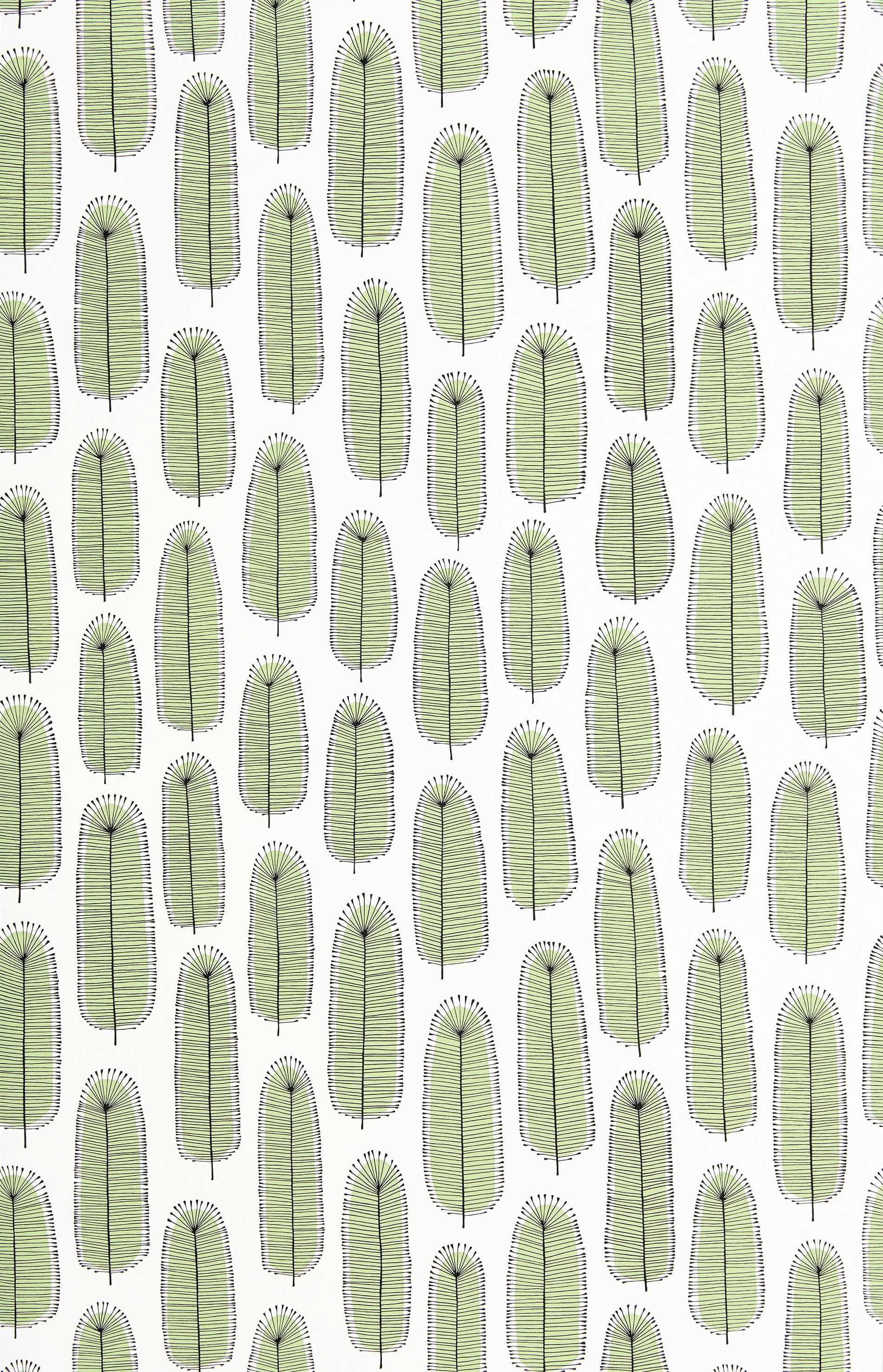 Bloom Blossom tapet från Midbec med blommigt, retro mönster i grön. Från kollektionen Seven Sisters. Nonwoven-material med rak passning.