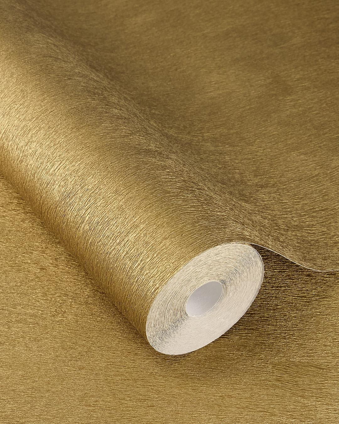 Serengeti 751031 tapet med djur mönster i guld. Från kollektionen Serengeti. Nonwoven-material. Passar i vardagsrum och matsal.